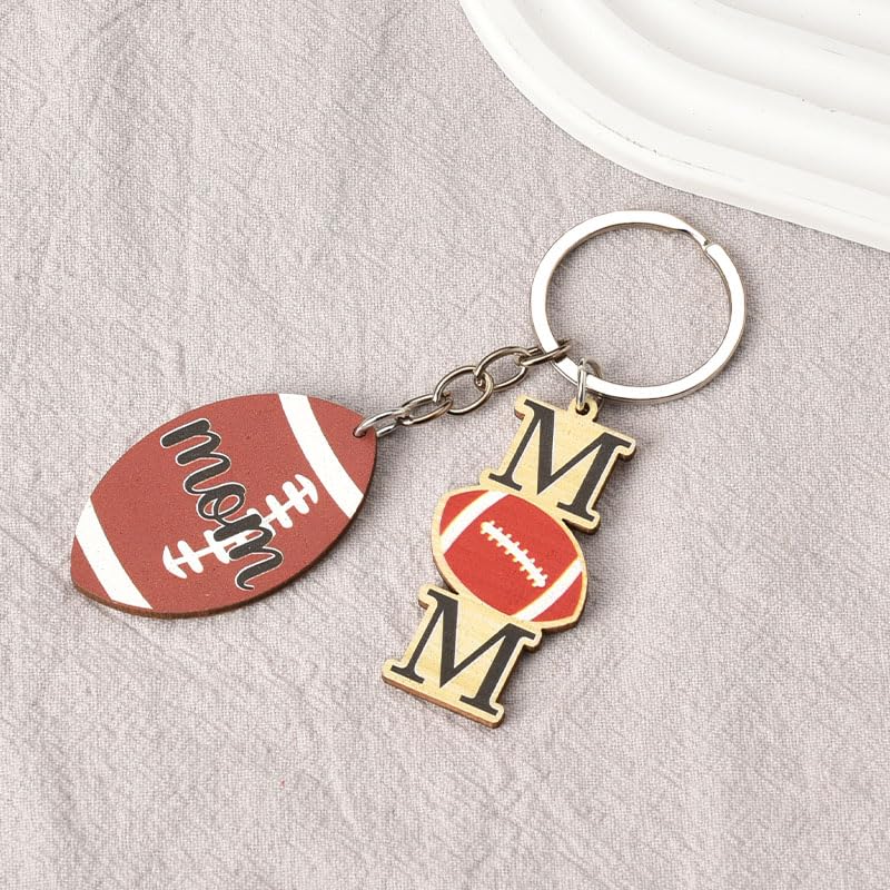 Team Mom Gift Keychain - Personalized Sports Key Chain for Women, Wife, Mom - Birthday, Christmas Gifts for Daughter & Granddaughter - Perfect for Soccer, Basketball, Baseball Moms