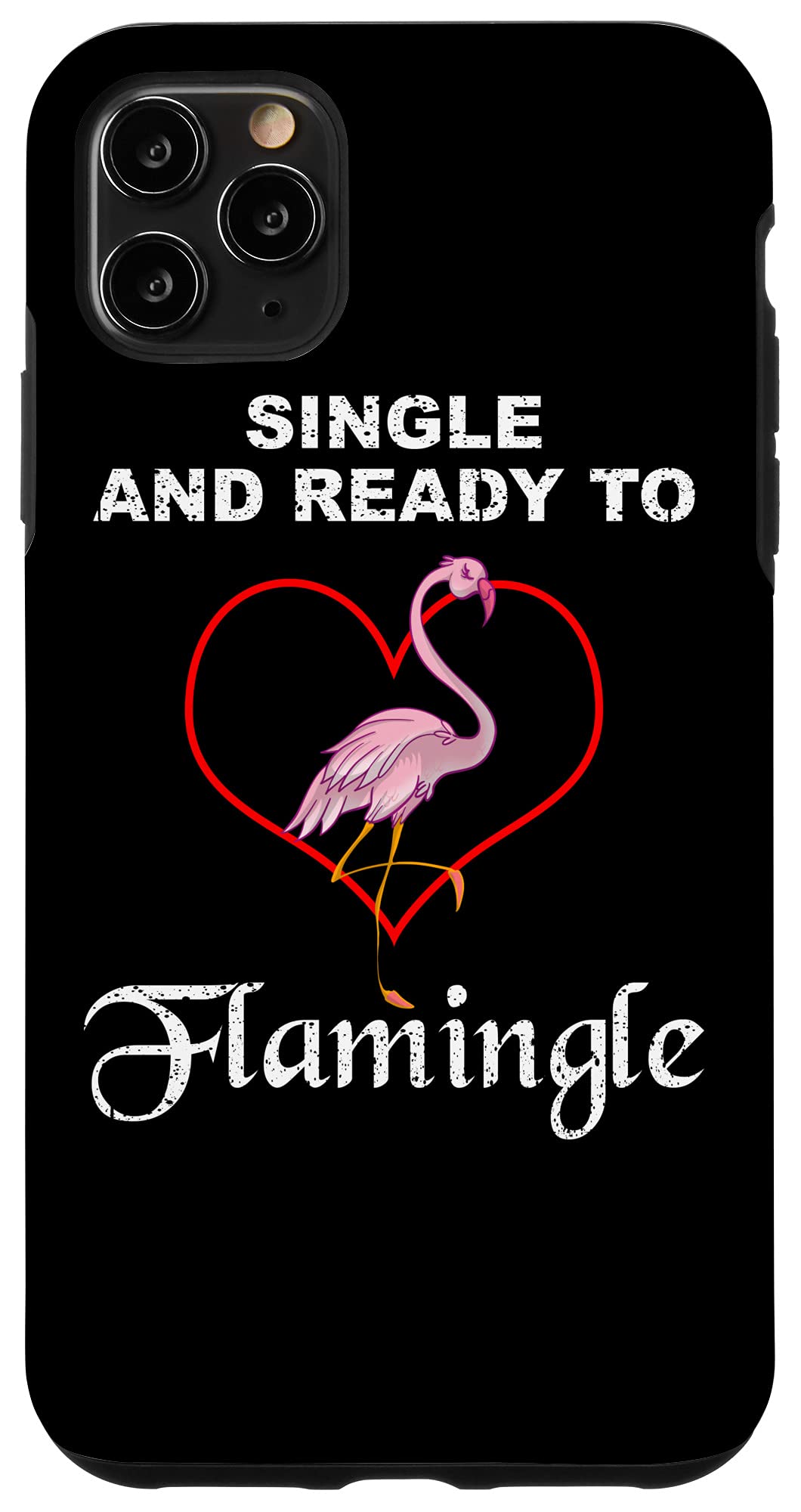 iPhone 11 Pro Max Case - Funny Flamingo Design | Perfect Gift for Flamingo Lovers | Durable Protective Phone Cover for Work, Travel & Everyday Use