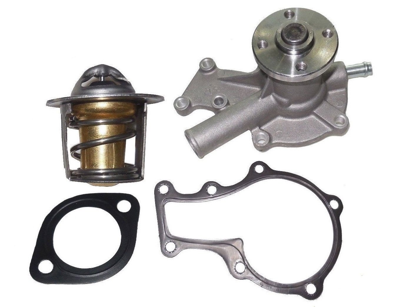 Kubota ZD18 ZD18F Compatible Replacement Water Pump with Thermostat - High Performance Cooling System Part for Lawn Mowers & Tractors - Perfect for Kubota ZD Series Mower Maintenance & Engine Repair