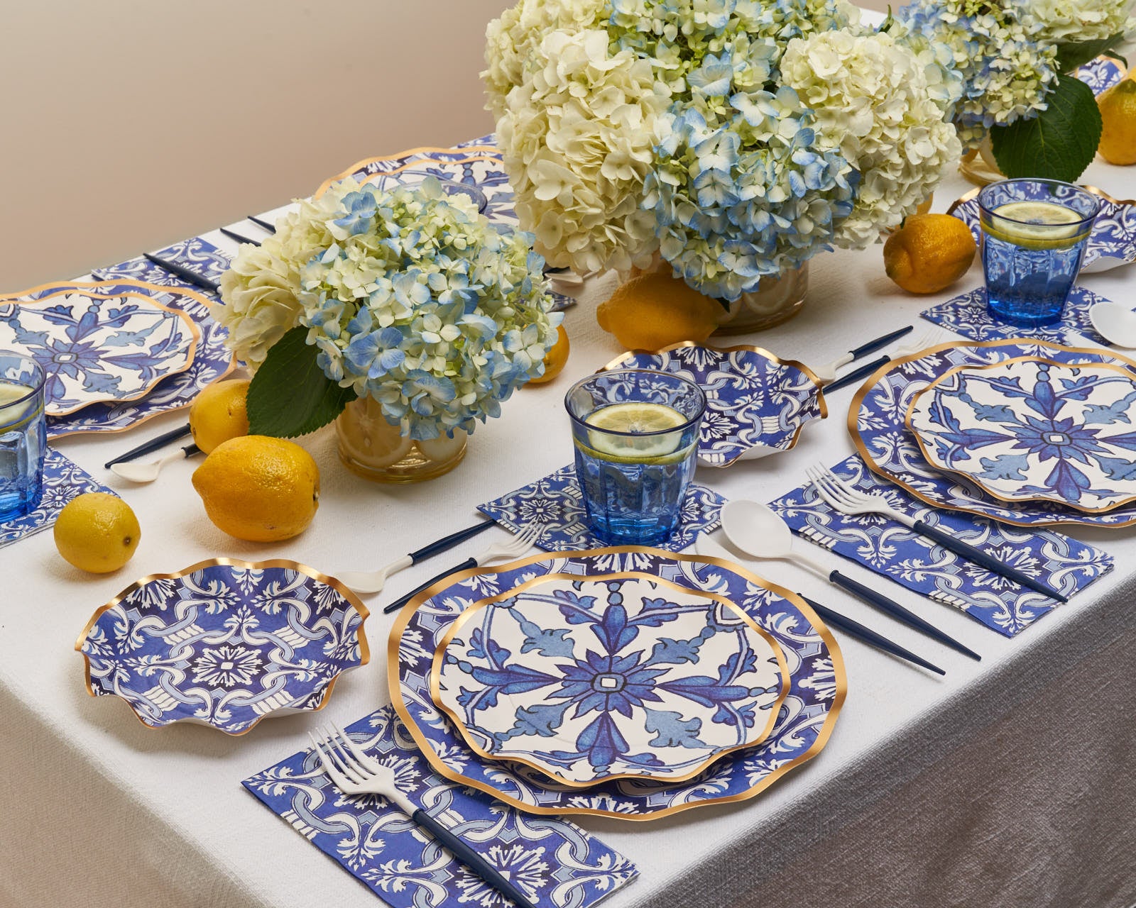 Premium Moroccan Nights Themed Cocktail Napkins - 20 Pack | Elegant Party Decor for Weddings, Bridal Showers & Dinner Parties