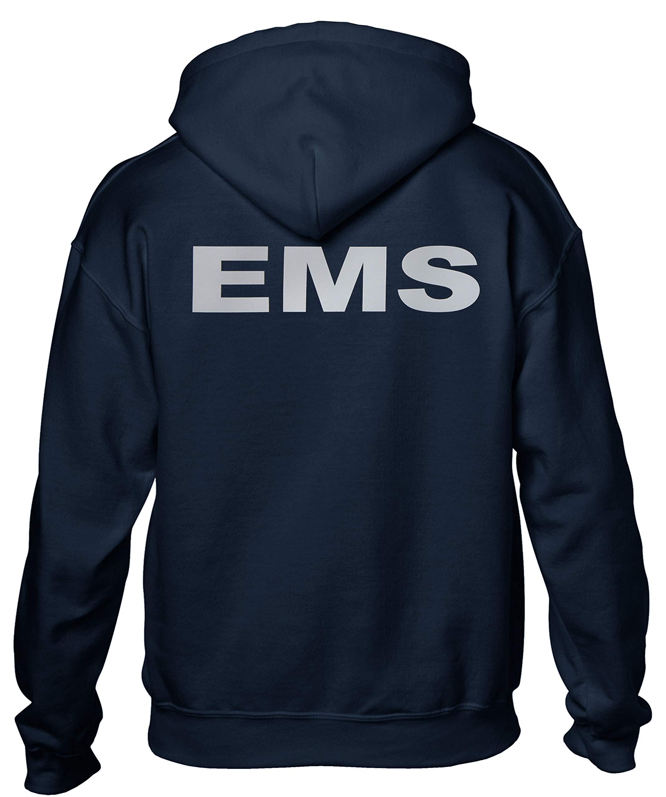 High-Quality EMS Hoodie with Reflective Logo - Front & Back Design for Safety & Visibility | Perfect for Night Running, Cycling & Outdoor Activities