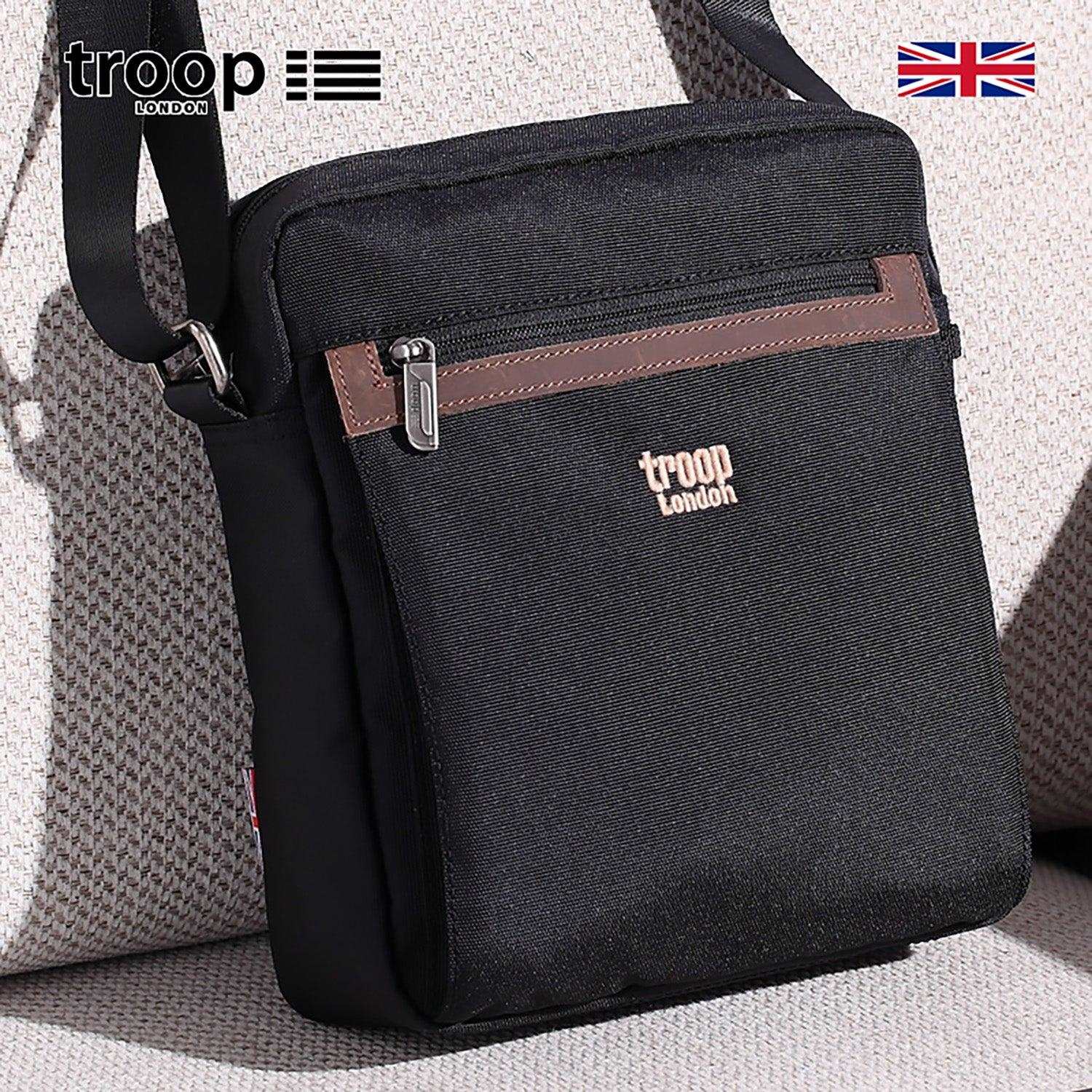TRP0218N Troop London Urban Crossbody Bag - Stylish & Durable for Work, Travel & Everyday Use
