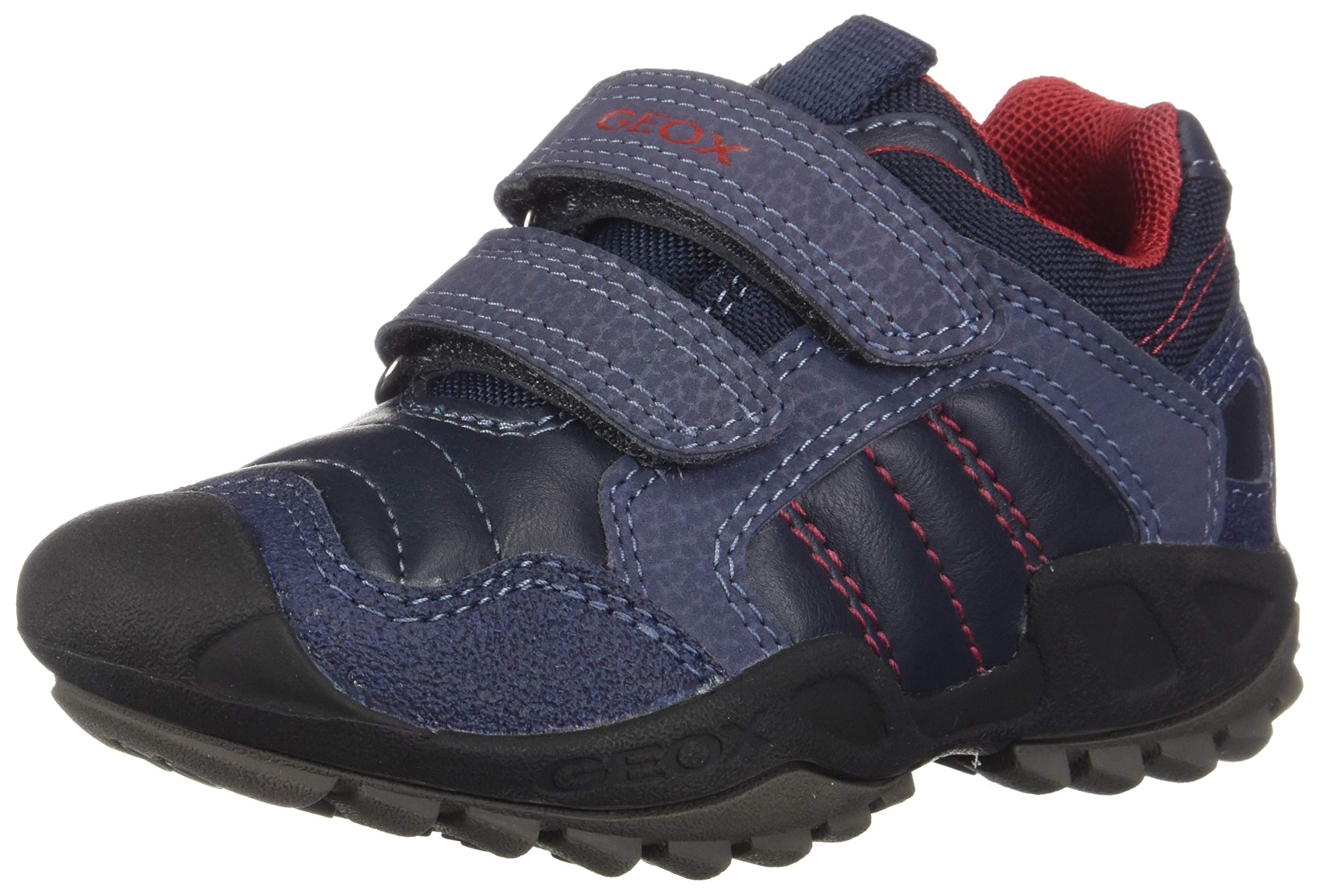 Geox Boys' Low-Top Sneakers | Breathable Kids' Casual Shoes for School & Play | Lightweight Comfortable Walking Shoes for Everyday Wear