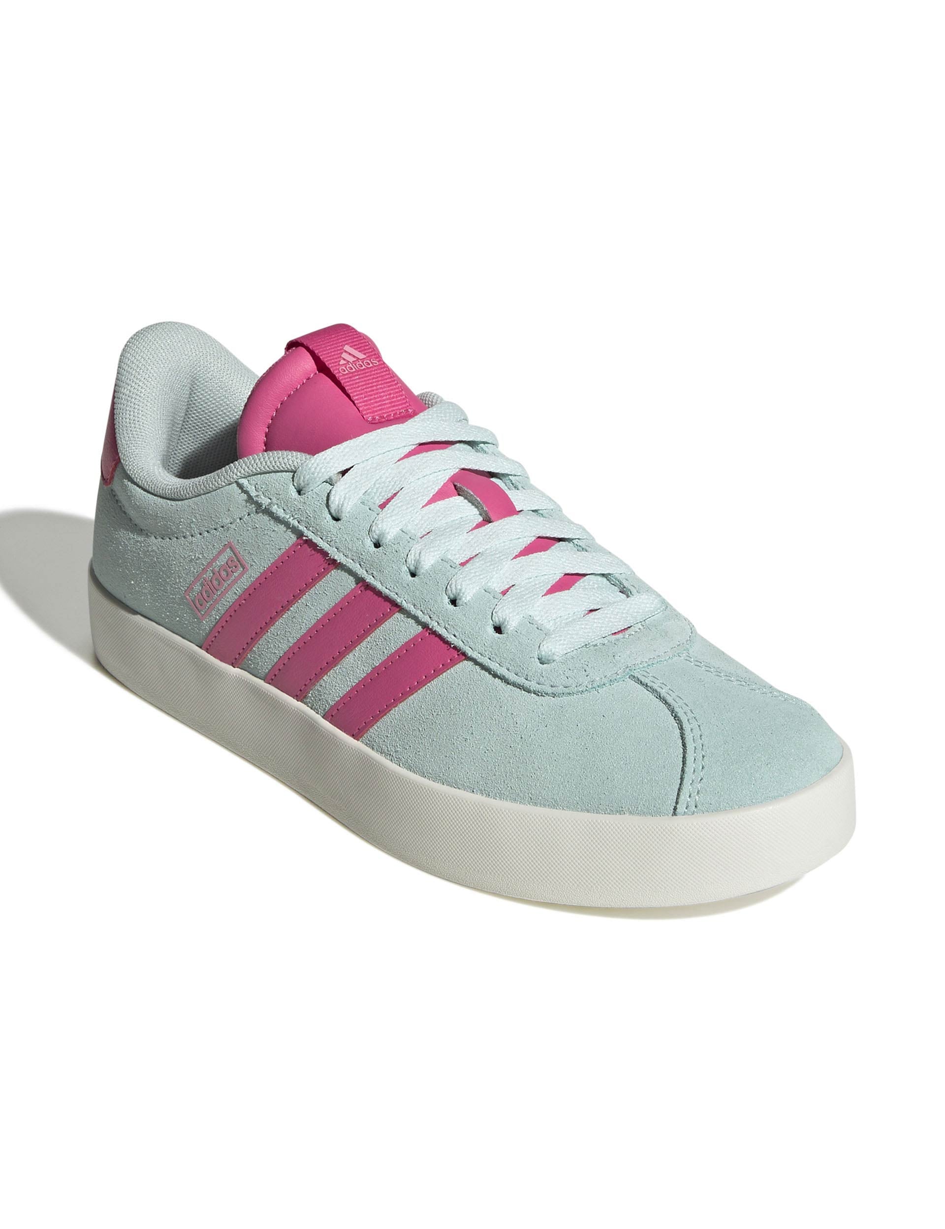VL Court 3.0 Women's Tennis Shoes - Halo Mint/Pulse Magenta/Bliss Pink Colorway | Lightweight & Breathable for Running, Gym Workouts & Casual Wear