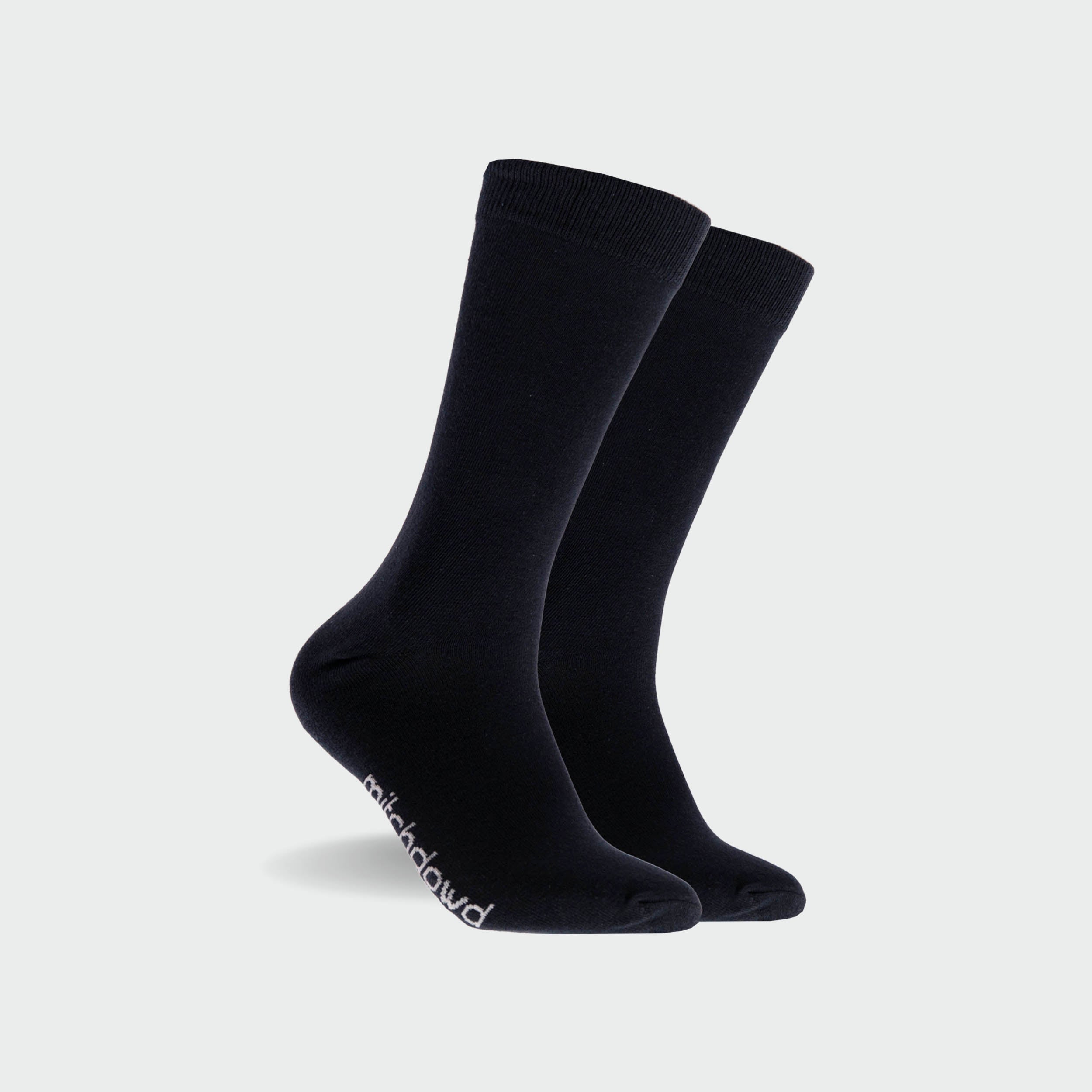 Men's Aussie Animals Cotton Crew Socks 5-Pack - Black | Comfortable & Durable Casual Socks for Everyday Wear, Work & Outdoor Activities