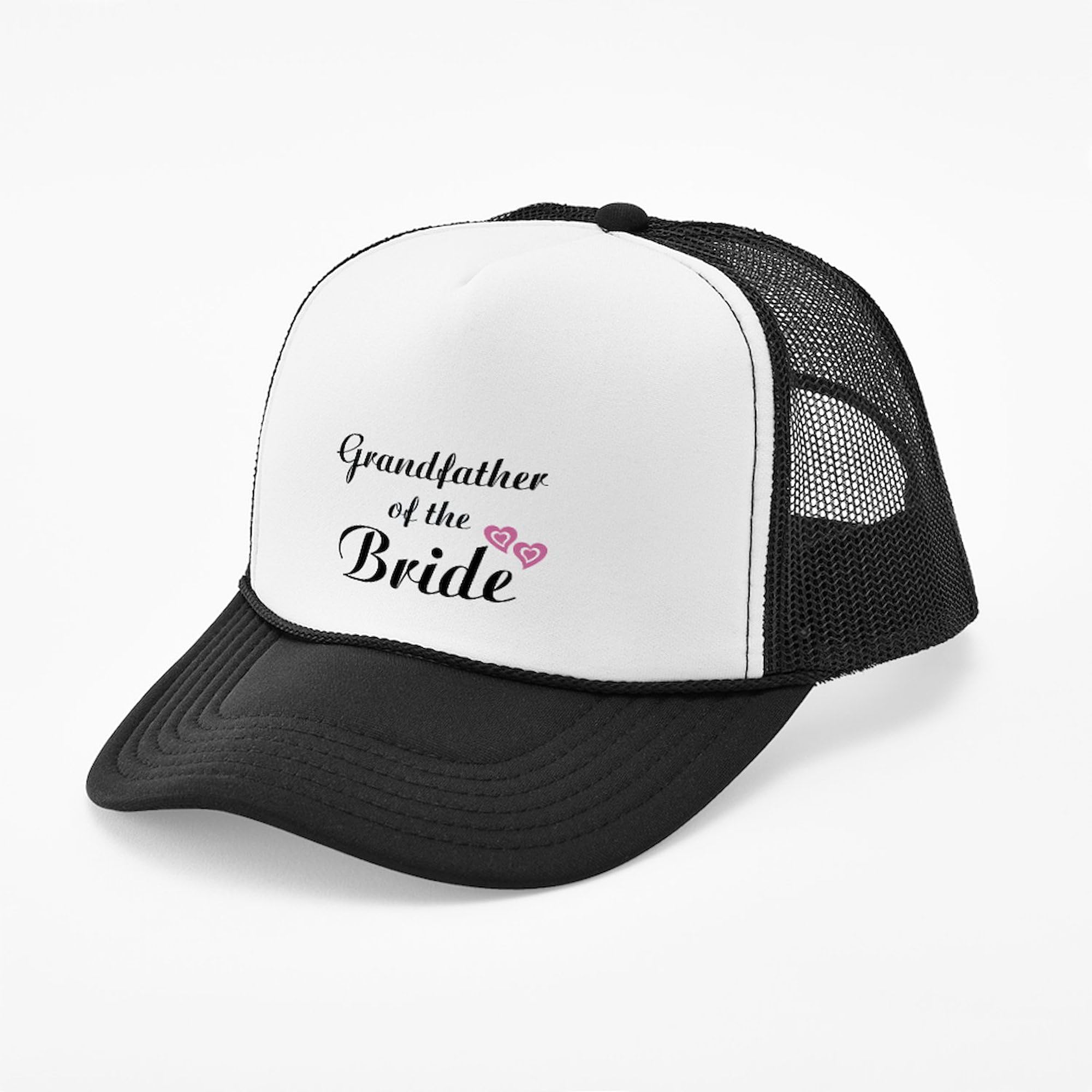 Grandfather of The Bride Adjustable Snapback Trucker Hat - Perfect for Weddings, Family Events & Gifts - Stylish & Comfortable