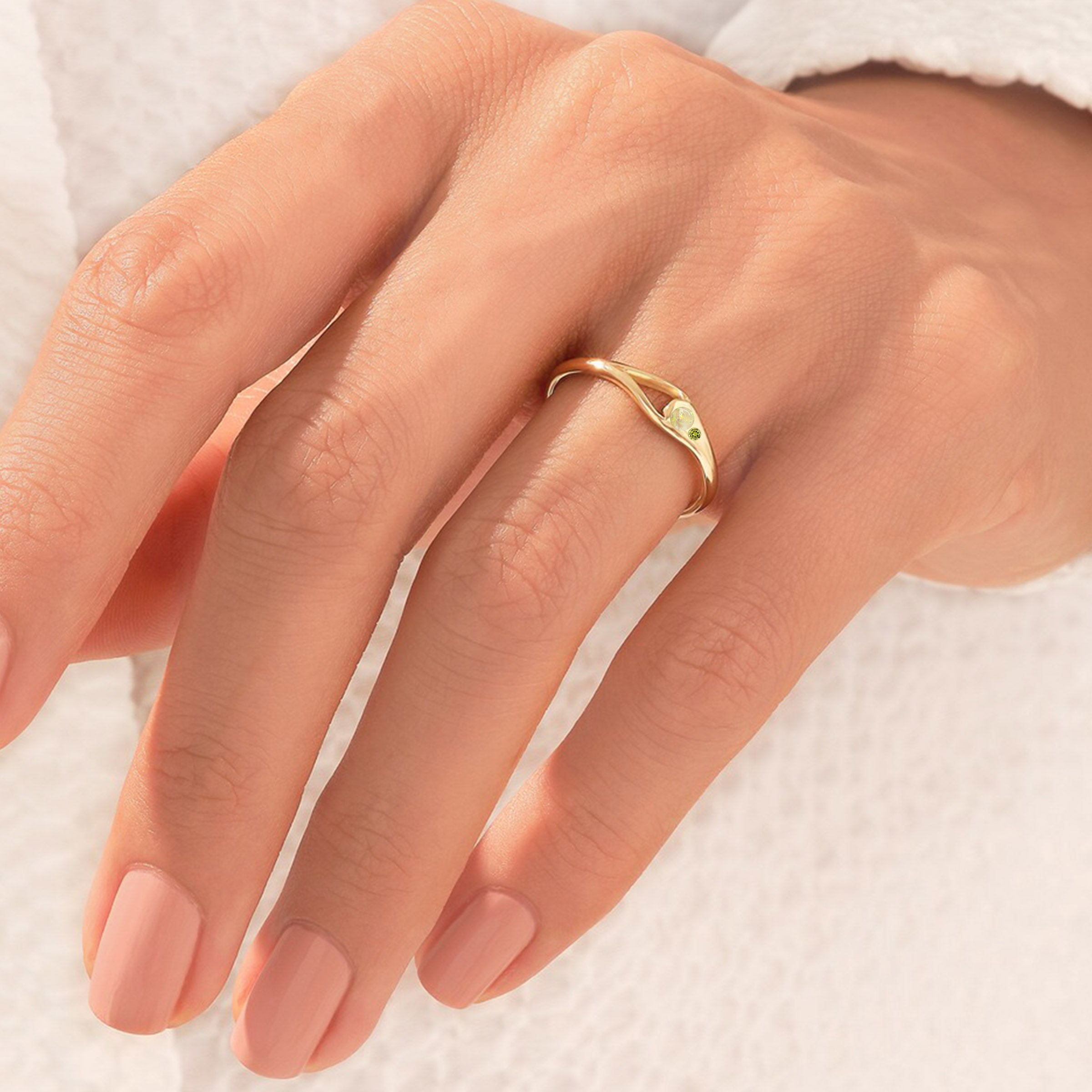 Birthstone Ashes Ring - Memorial Jewelry for Loved Ones - Personalized Cremation Keepsake for Women & Men - Perfect for Remembrance, Anniversaries & Special Occasions