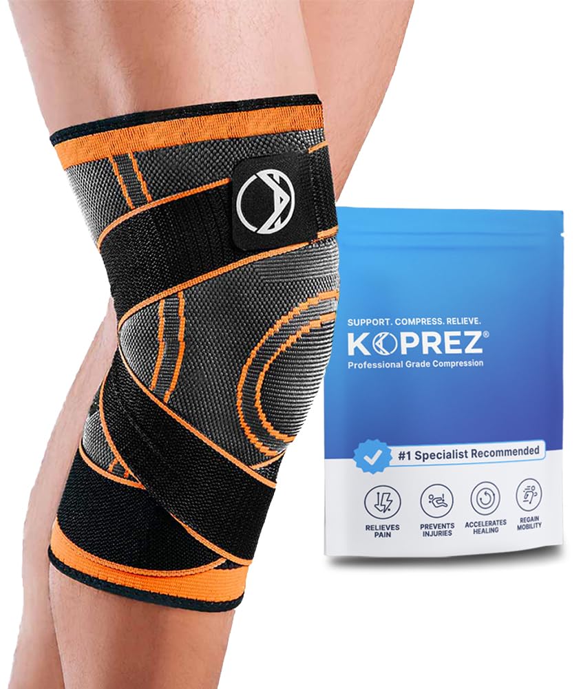 Best Knee Compression Sleeve for Women & Men - Breathable Knee Brace Support for Pain Relief, Arthritis, Running & Sports - Ideal for Workouts, Basketball, Hiking & Daily Use