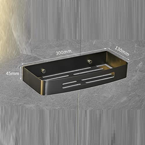 No Drill Shower Caddy - Rustproof Stainless Steel Wall Mounted Shower Organizer with Strong Adhesive for Bathroom, 2-Tier Storage Shelf (Gray) - Perfect for Small Spaces, Apartments & Dorm Rooms
