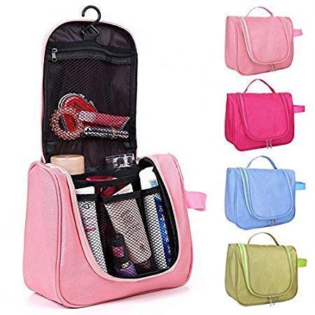 Unique Empire Waterproof Hanging Toiletry Bag - Multifunctional Travel Cosmetic Organizer for Women & Girls - Perfect for Makeup, Skincare & Travel Essentials