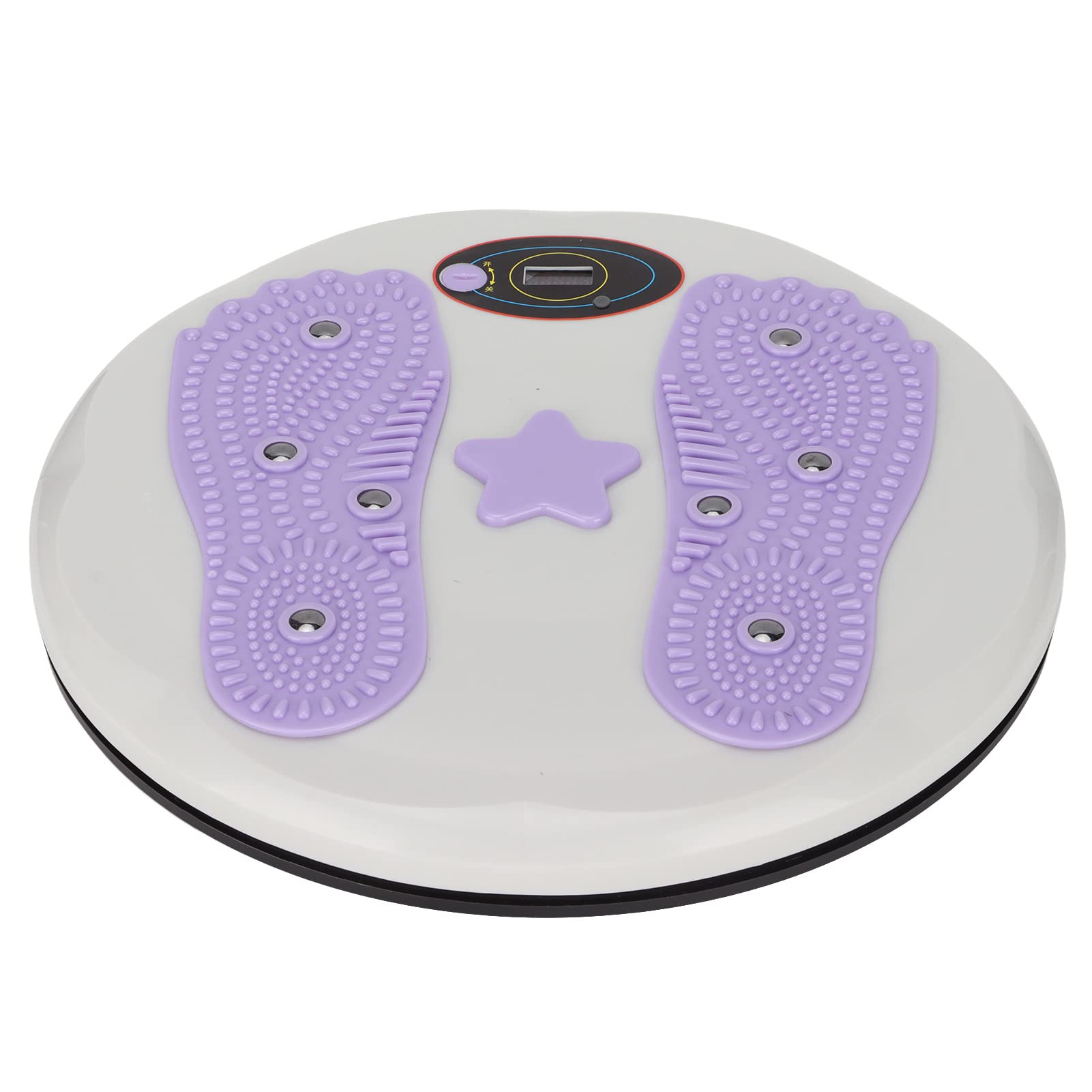 Electronic Ab Twister Board with Counter - Portable Waist Twisting Disc for Home Workout, Fitness Exercise Equipment for Adults & Kids - Perfect for Indoor Gym, Office & Family Fitness