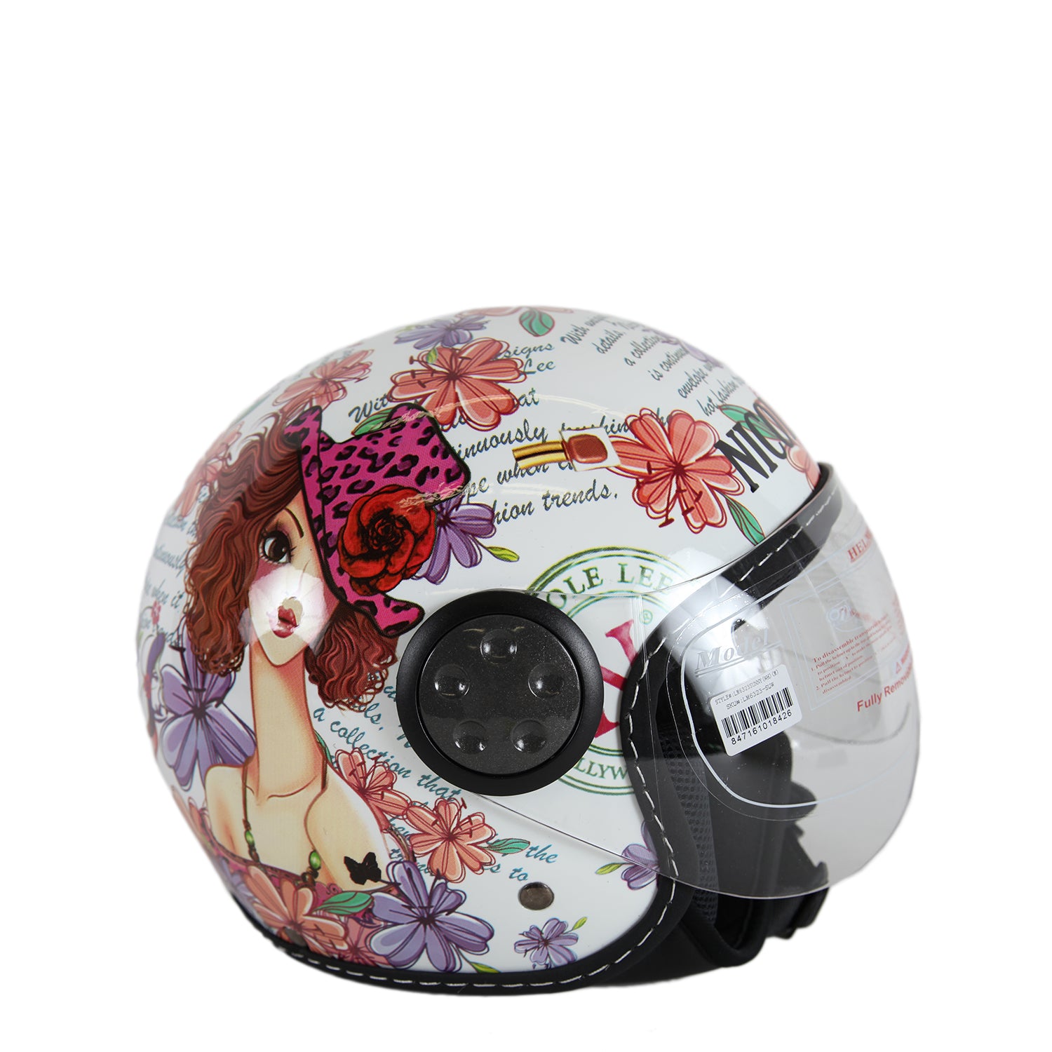 Open Face Helmet - Lightweight Motorcycle Helmet for Men & Women - DOT Approved for Safety - Perfect for Cruiser, Scooter & Street Bike Riding