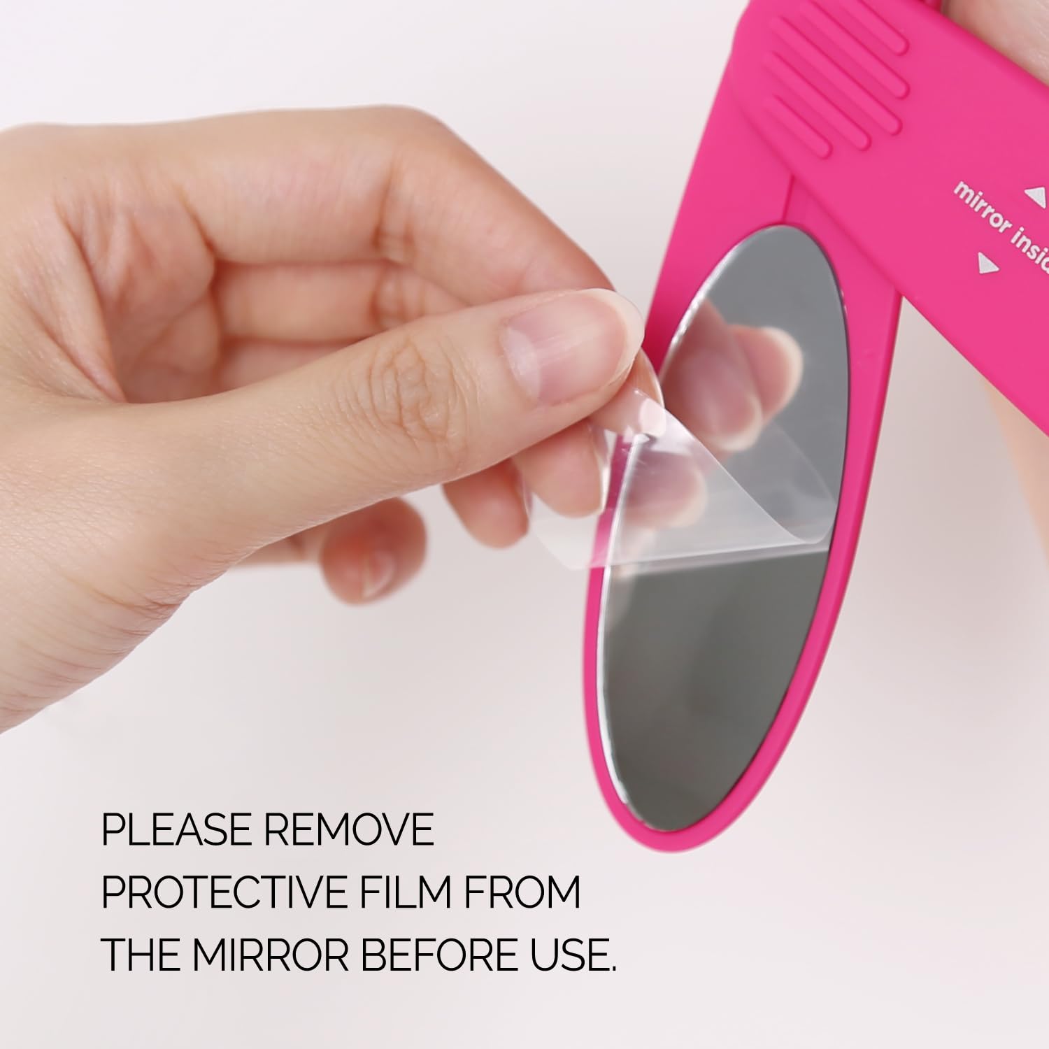 F3 Systems Folding Hair Brush with Mirror - Compact Travel Hairbrush for Adults & Kids, Detangling Comb for Wet & Dry Hair - Portable Pocket Size for Shiny Healthy Hair - Perfect for Travel, Gym, Purse & On-the-Go Styling