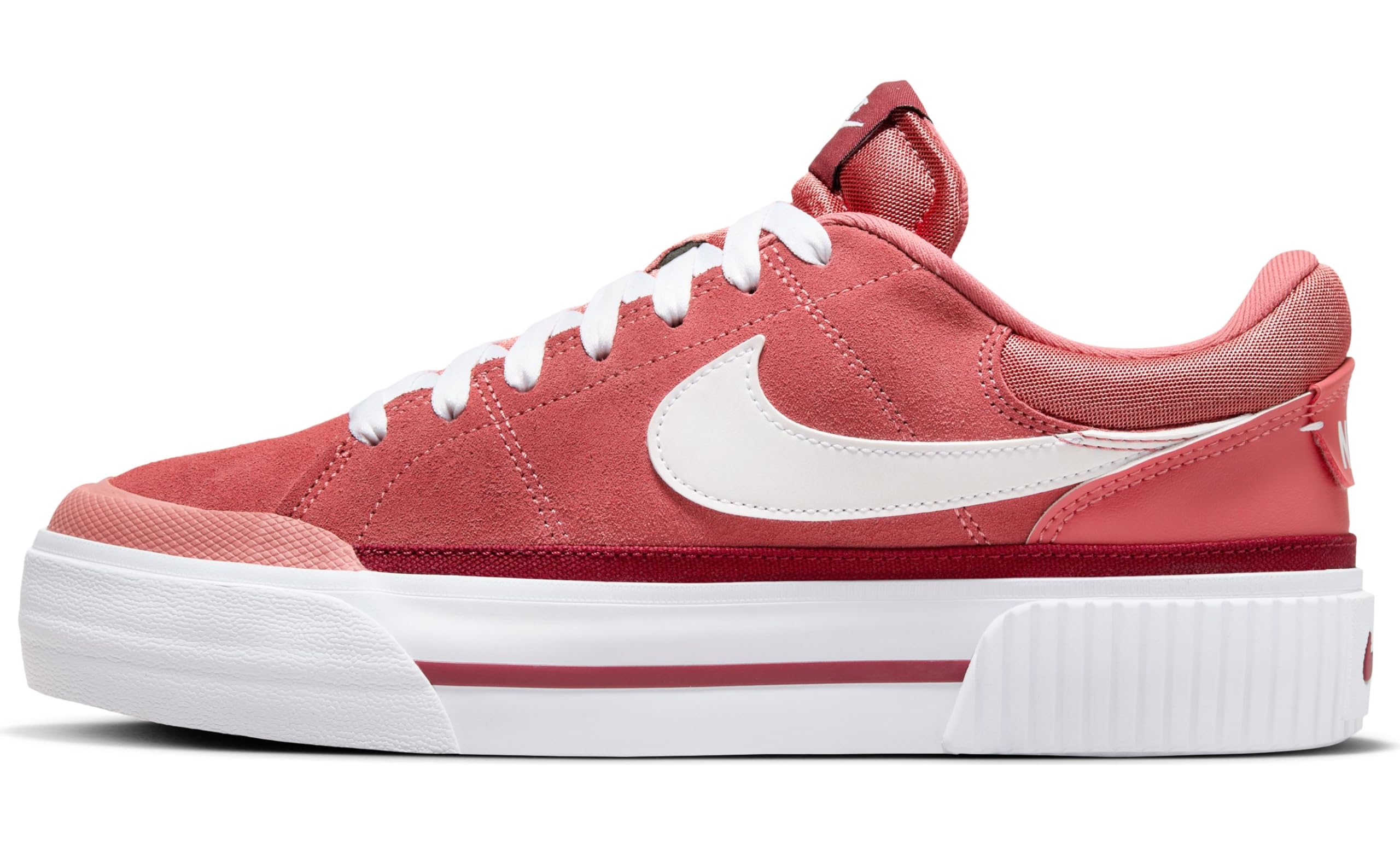 Nike Court Legacy Lift Women's Sneakers - Size 11.5 | FJ1986-600 Color: Adobe/Team Red/Dragon Red/White | Comfortable Casual & Athletic Shoes for Running, Gym Workouts & Everyday Wear