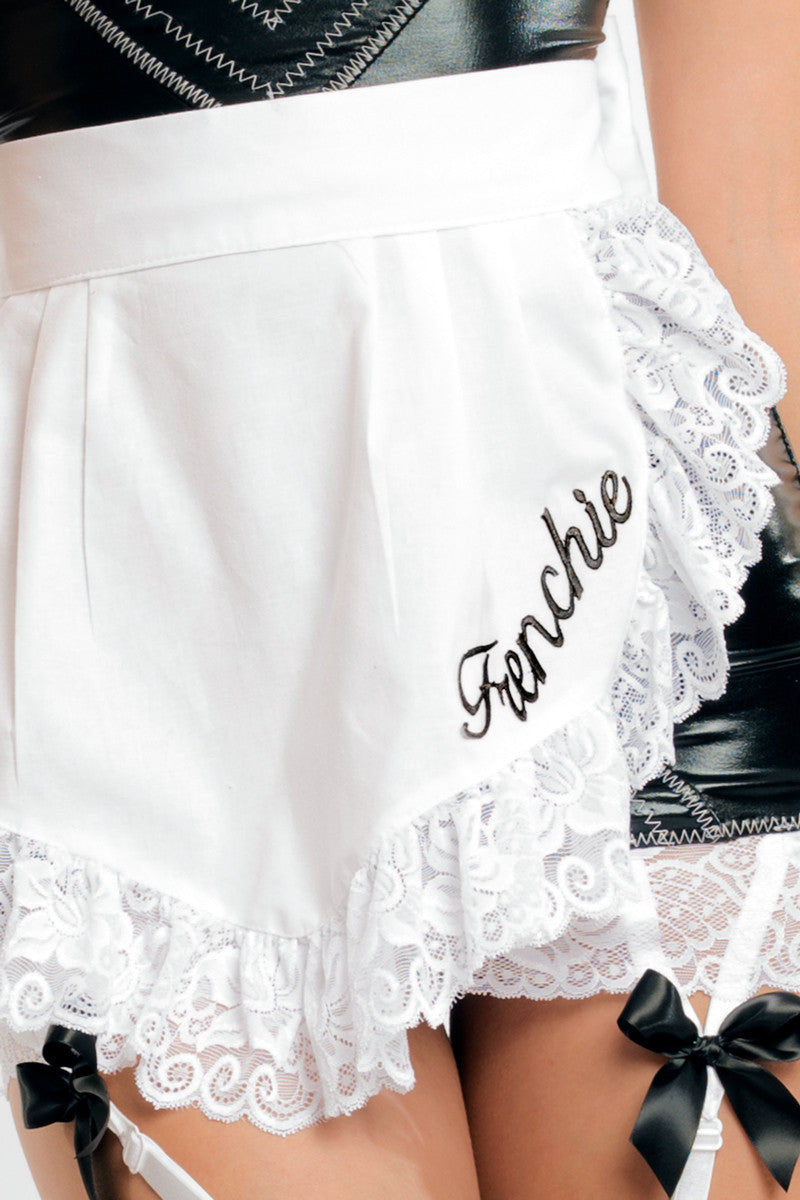 Stylish Frenchie Apron - Cute French Bulldog Print Kitchen Apron for Cooking, Baking & Grilling - Perfect Gift for Dog Lovers