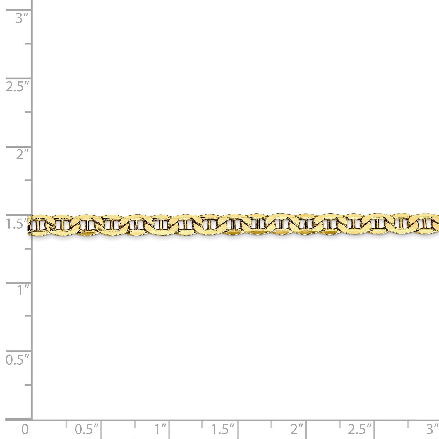 10K Yellow Gold Lightweight Anchor Chain Necklace or Bracelet - Dainty Layering Jewelry for Women, Perfect for Everyday Wear & Gift Giving