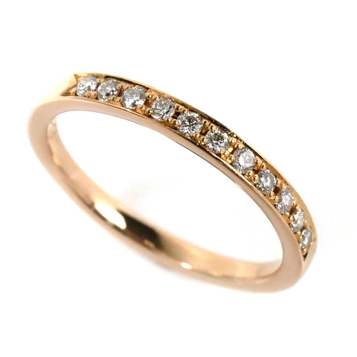 4℃ Half Eternity 18K White Gold Diamond Ring - 0.50ct Round Cut Wedding Band for Women, Perfect for Anniversary, Engagement & Everyday Elegance