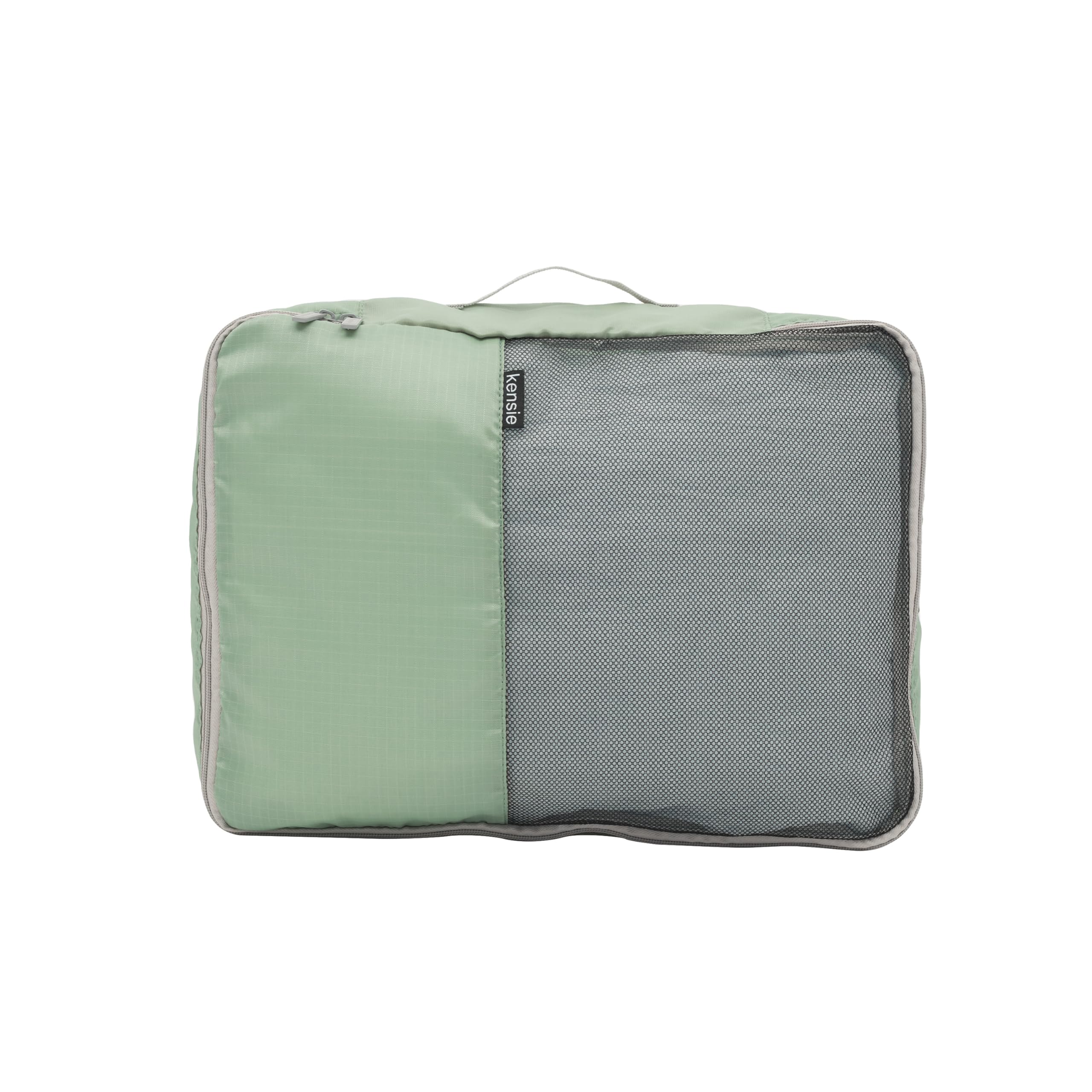 Kensie Women's Hillsboro 4-Piece Luggage Set - Green Granite Travel Bags for Vacation, Business Trips & Weekend Getaways
