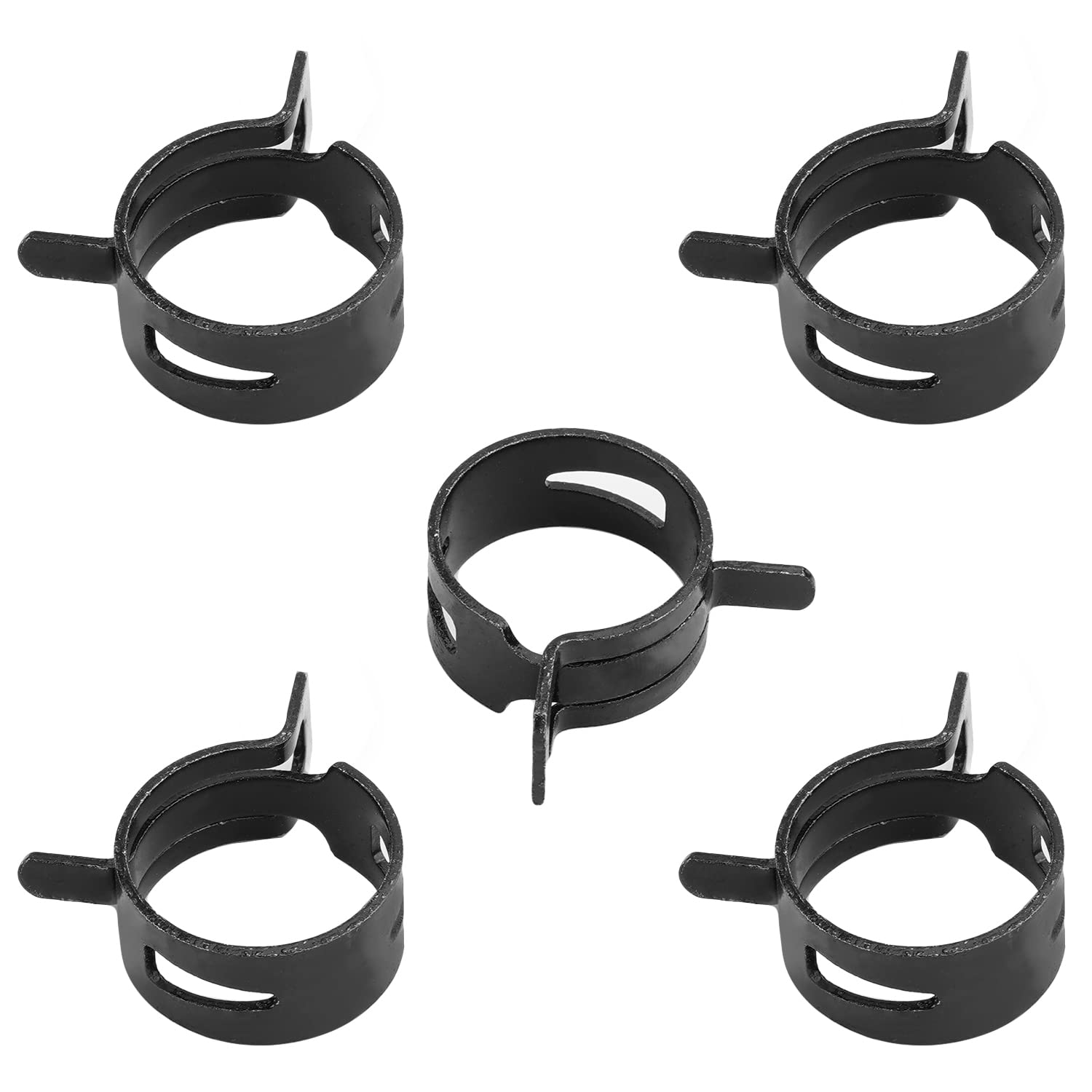 MroMax 5Pcs 23mm Hose Clamps for Fuel Line & Water Pipe - Automotive Fastener