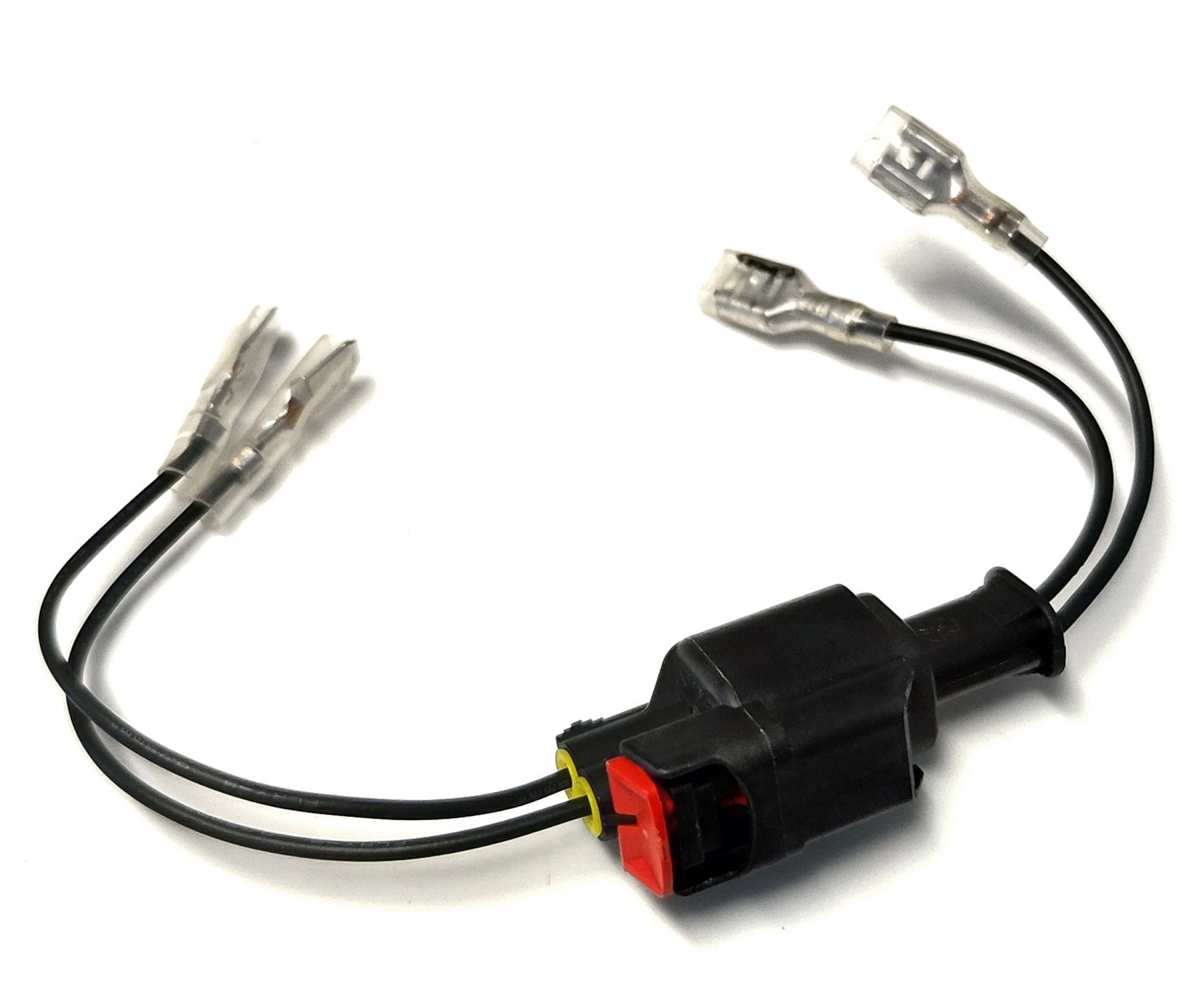 2-Way Male & Female Electrical Connectors with Pigtails - Compatible with Dodge & Ford Vehicles - Perfect for Automotive Lighting, Fog Lights & Off-Road Accessories