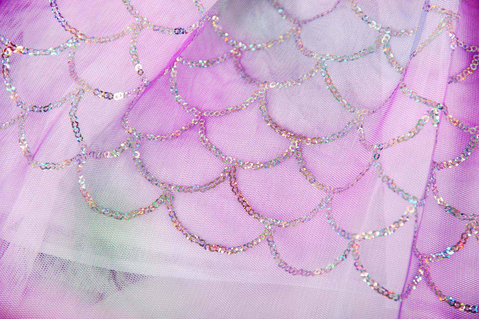 AmzBarley Girls Princess Mermaid Tutu Dress with Sequins - Sparkly Skirt for Birthday Party & Fancy Dress Up - Includes Mermaid Headband - Perfect for Halloween, Costume Parties & Photo Shoots