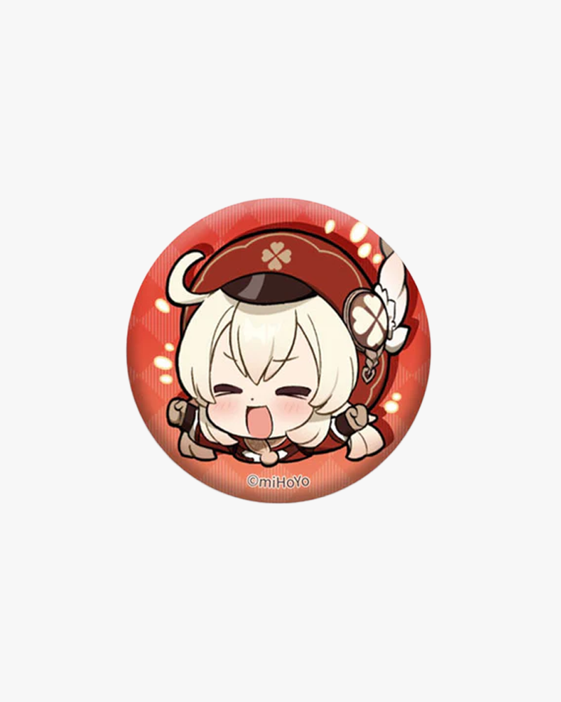 Genshin Impact© Chibi Character Emote Badge Vol.2 - Cute Anime Collectible Pins for Backpacks, Jackets & Cosplay - Perfect for Gamers & Anime Fans
