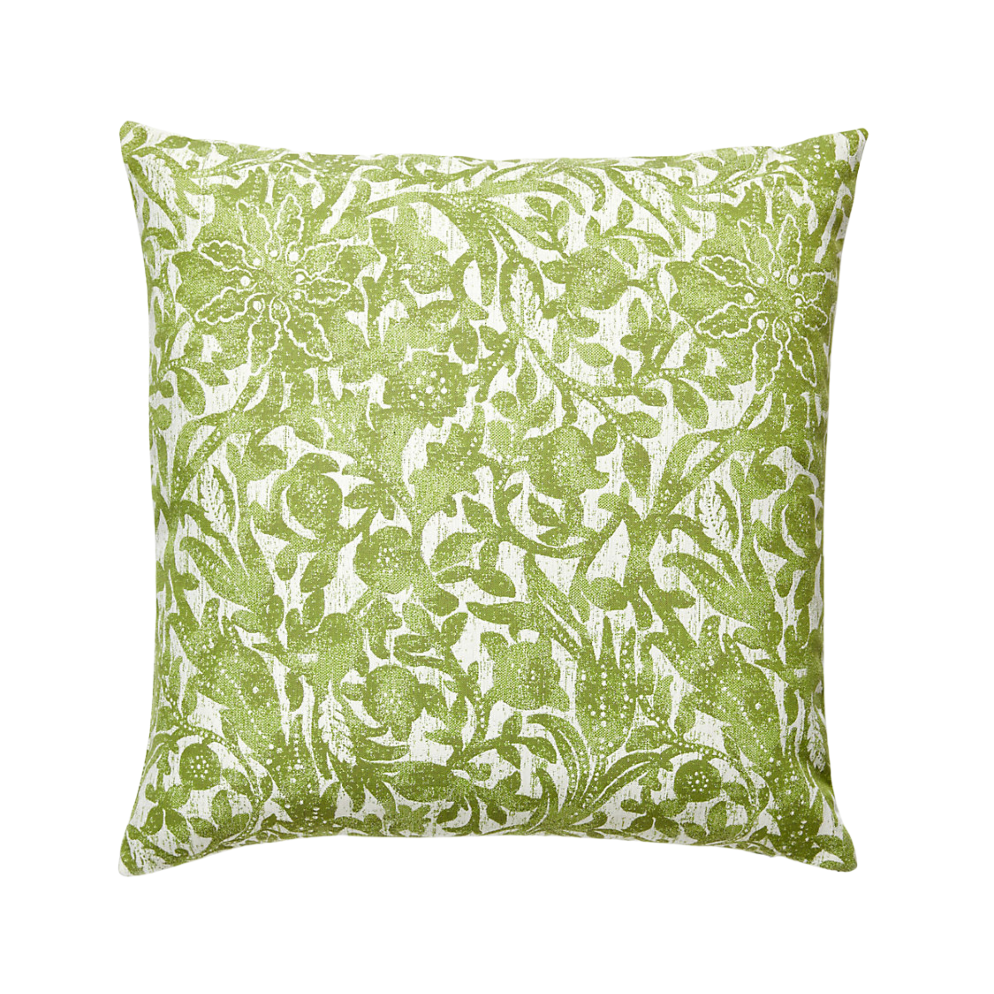 Bali Outdoor Floral Throw Pillow in Palm Green - Waterproof Decorative Cushion for Patio, Garden & Poolside - Perfect for Outdoor Furniture & Home Decor