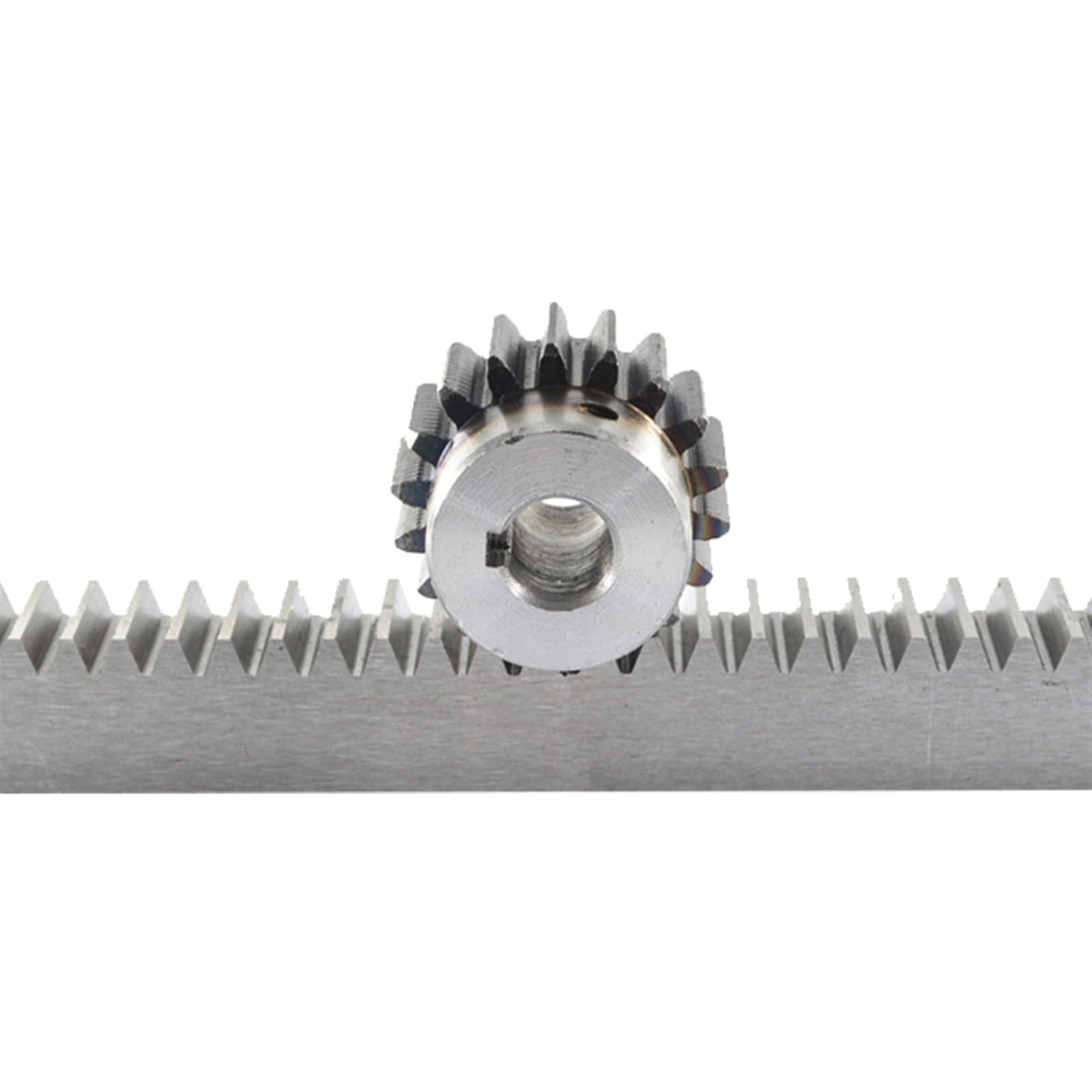 High Precision 1Mod 12x12x500mm Brass Gear CNC Machine Tool Kit - 2pcs Steel Straight Teeth Rack + 2pcs 1Mod Gear Pinion for CNC Lathe (20 Teeth, 10mm) - Perfect for DIY CNC Projects, Robotics & Industrial Machinery Repair