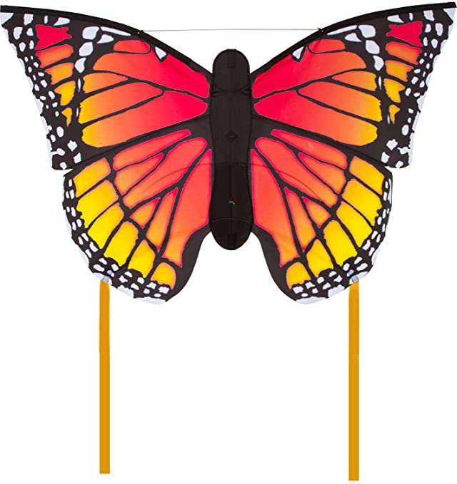 Monarch Butterfly Kite - Small Colorful Flying Kite for Kids Outdoor Activities, Beach, Park & Backyard Fun