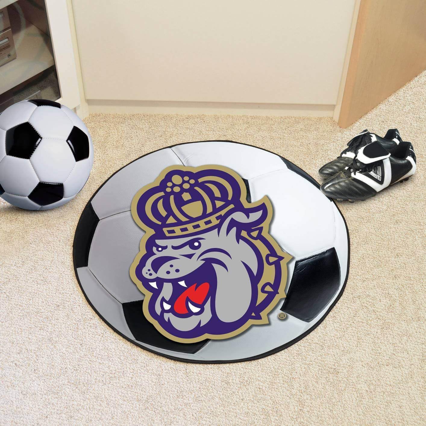 James Madison Official Size 5 Soccer Ball - Premium Match & Training Ball for Men, Women & Youth - Perfect for Games, Practice & Outdoor Sports