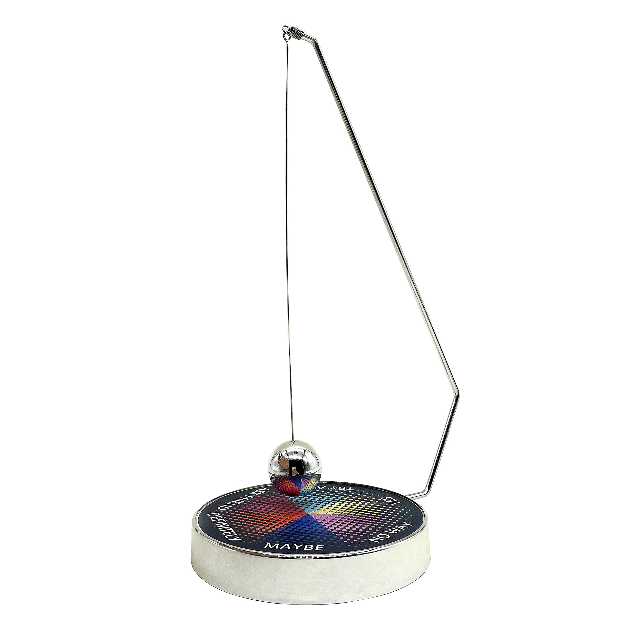 Magnetic Decision Maker Swing Pendulum - Fun Office Desk Toy & Stress Relief Gadget | Perfect Gift for Colleagues & Friends | Use for Decision Making, Meditation, and Office Decor