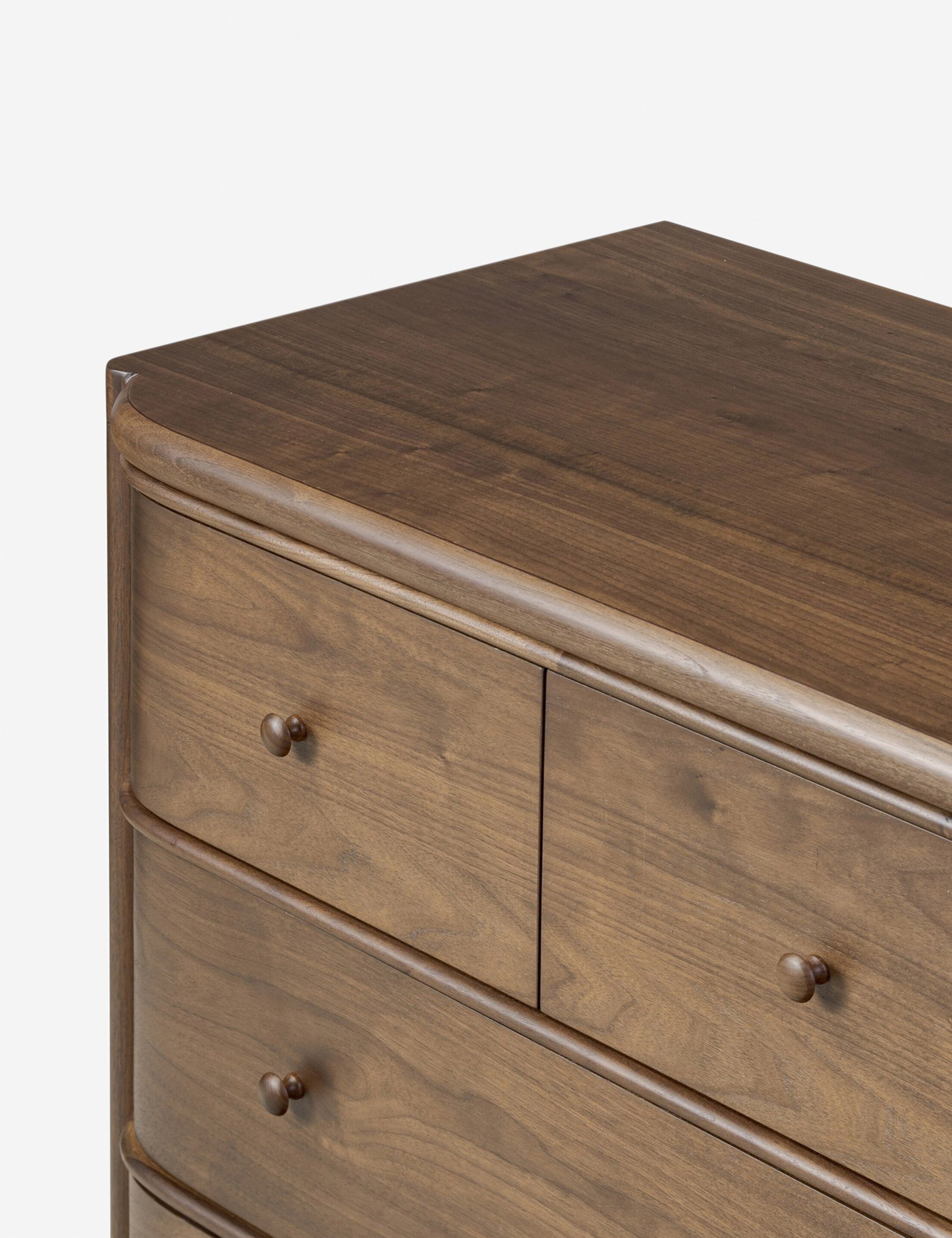 Amber Lewis x Four Hands Agatha 8-Drawer Dresser - Modern Wooden Chest of Drawers for Bedroom & Living Room Storage Organization