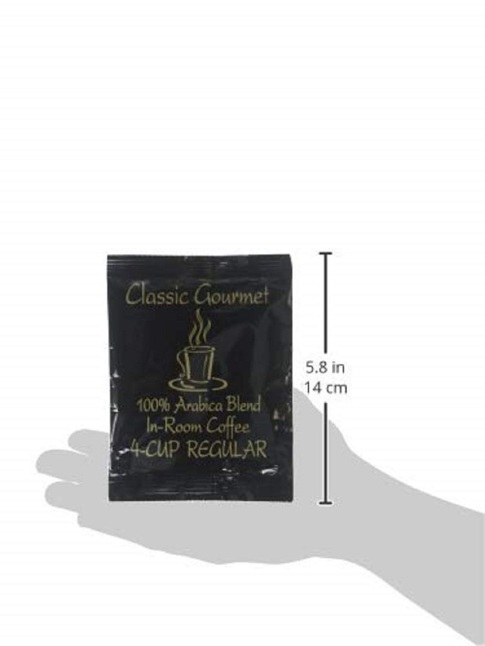 Premium 4-Cup Classic Gourmet Coffee Filters for Hotels & Motels - 200 Count Bulk Pack - Perfect for Hospitality Services, Office Break Rooms & Home Brewing