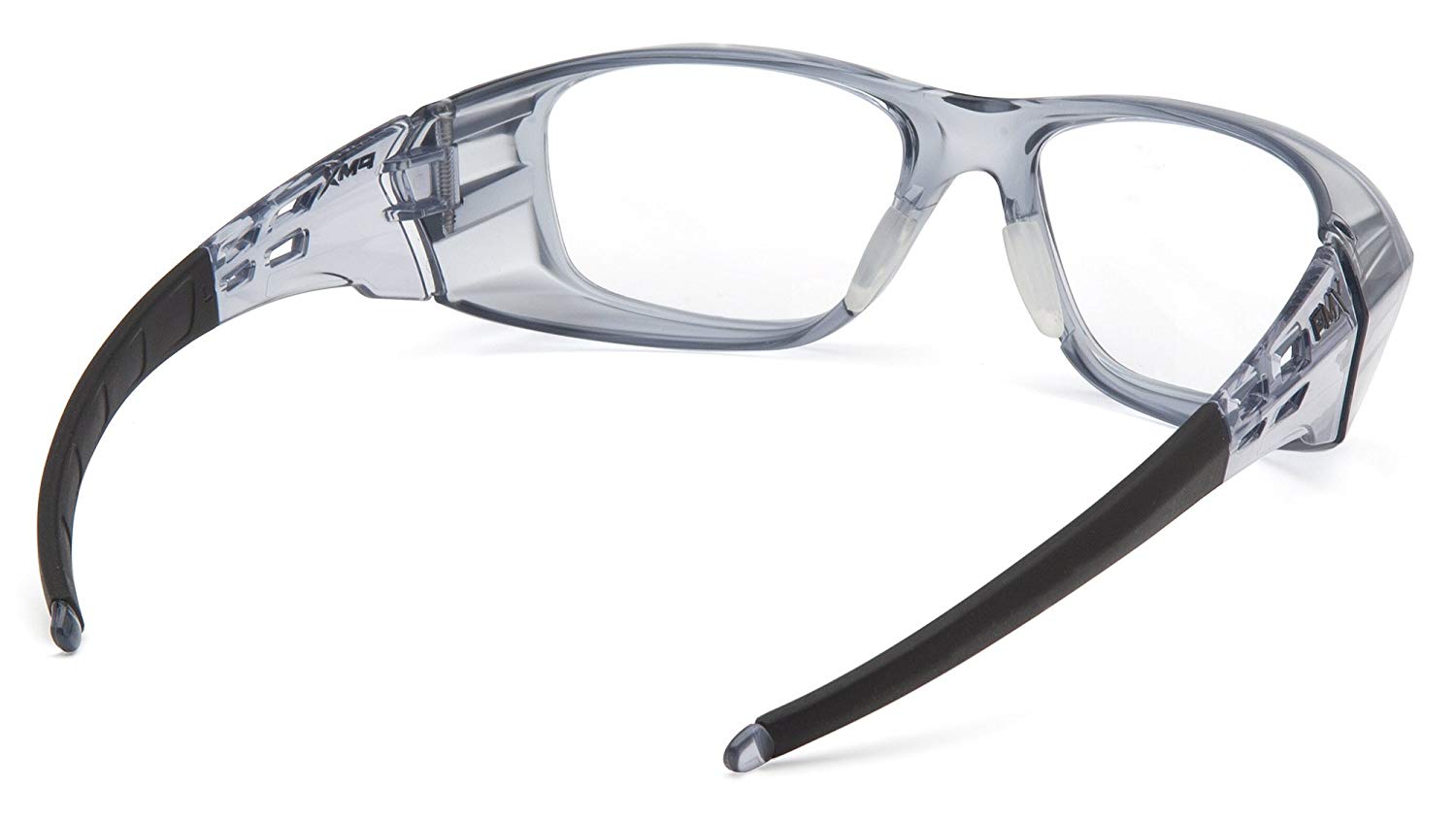 Pyramex Emerge Plus Safety Glasses with Clear +1.50 Full Reading Lens & Gray Frame - ANSI Z87.1 Certified for Eye Protection at Work, Construction, and DIY Projects