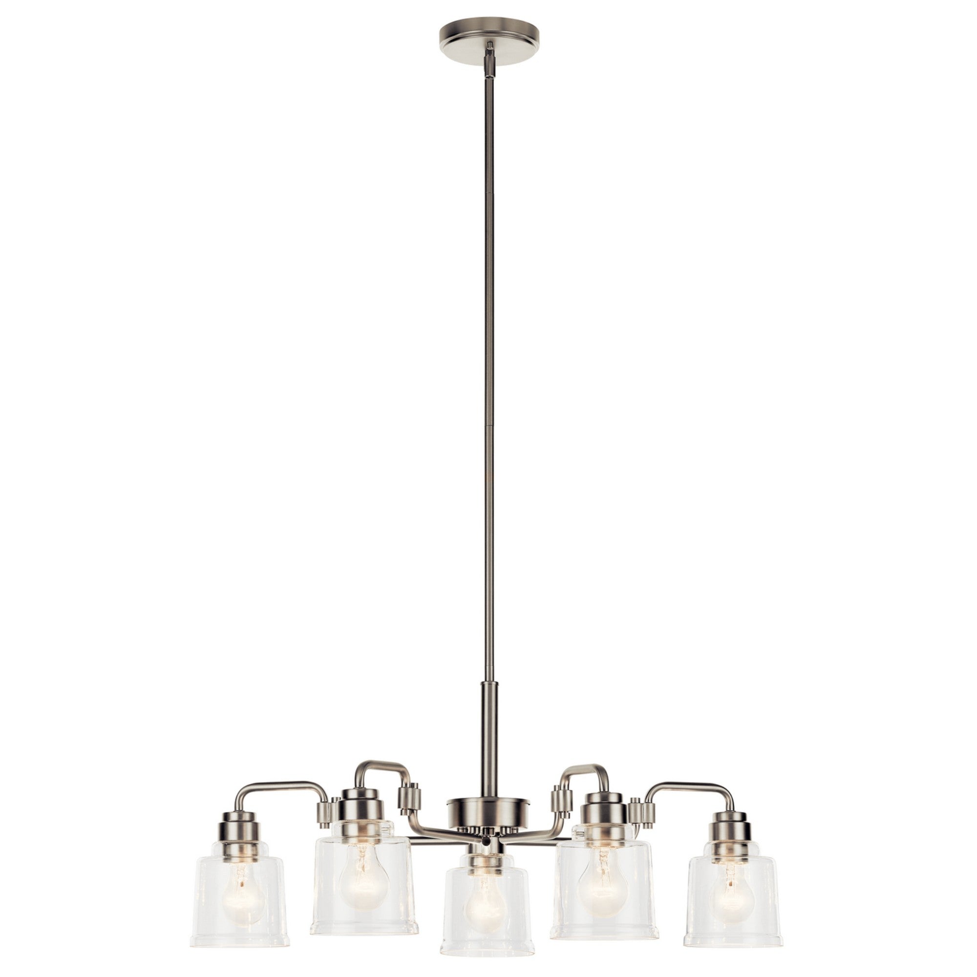 Elegant Aivian Crystal Chandelier - Modern Ceiling Light Fixture for Dining Room, Living Room & Bedroom Decor | Energy Efficient LED Lighting