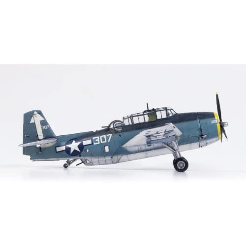 1/48 Scale TBM-3 Avenger Model Kit - USS Bunker Hill WWII Aircraft - Detailed Plastic Model for Collectors & Hobbyists - Perfect for Display, Military History Enthusiasts & Scale Model Building Projects
