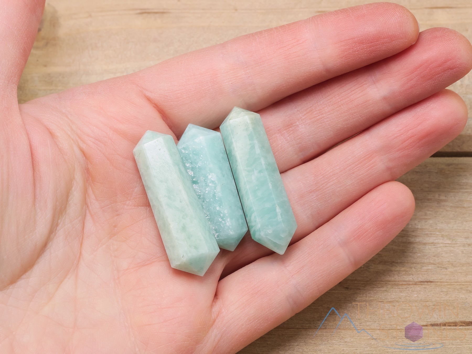 Amazonite Crystal Point - Mini Healing Stone for Jewelry Making, Meditation & Energy Work | Natural Gemstone for Spiritual Healing, Chakra Balancing & DIY Crafts (E1397)
