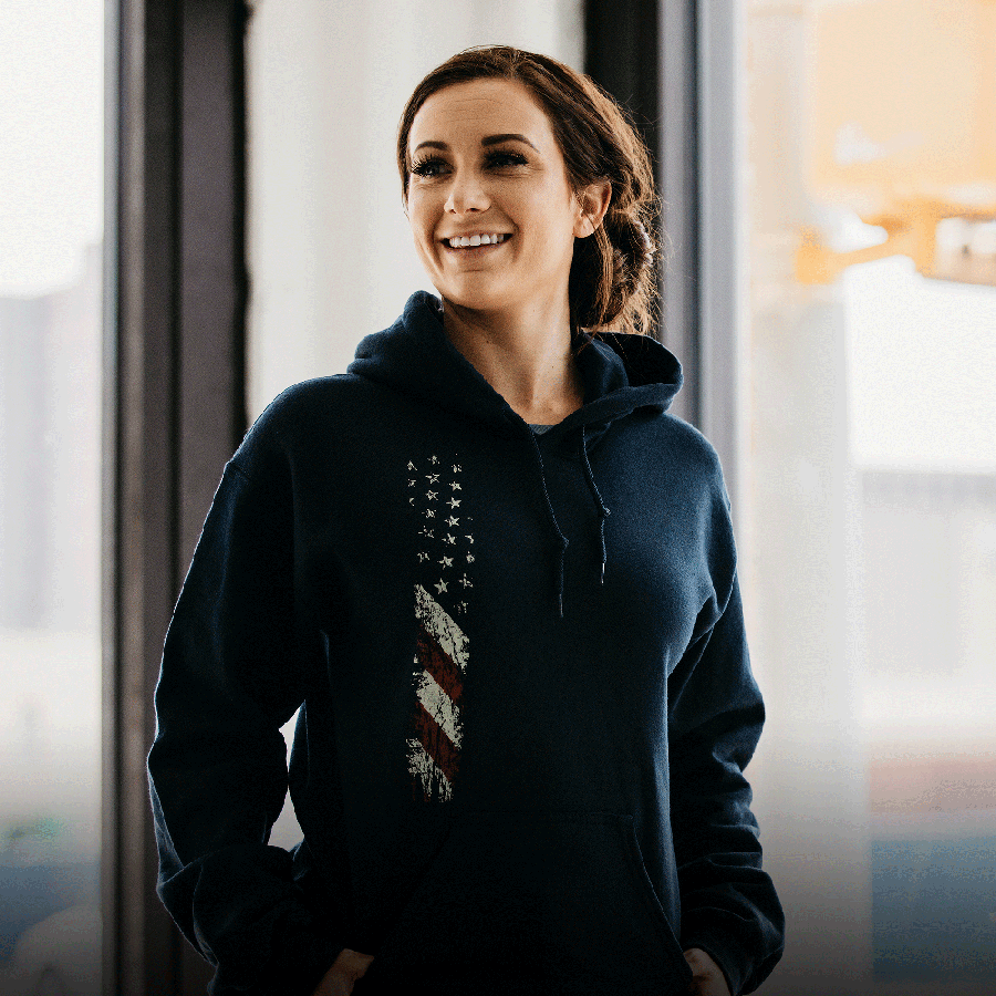 True Colors Hoodie for Men & Women - Navy Blue Pullover Hooded Sweatshirt - Cozy Fleece Lining for Casual Wear, Gym, and Outdoor Activities