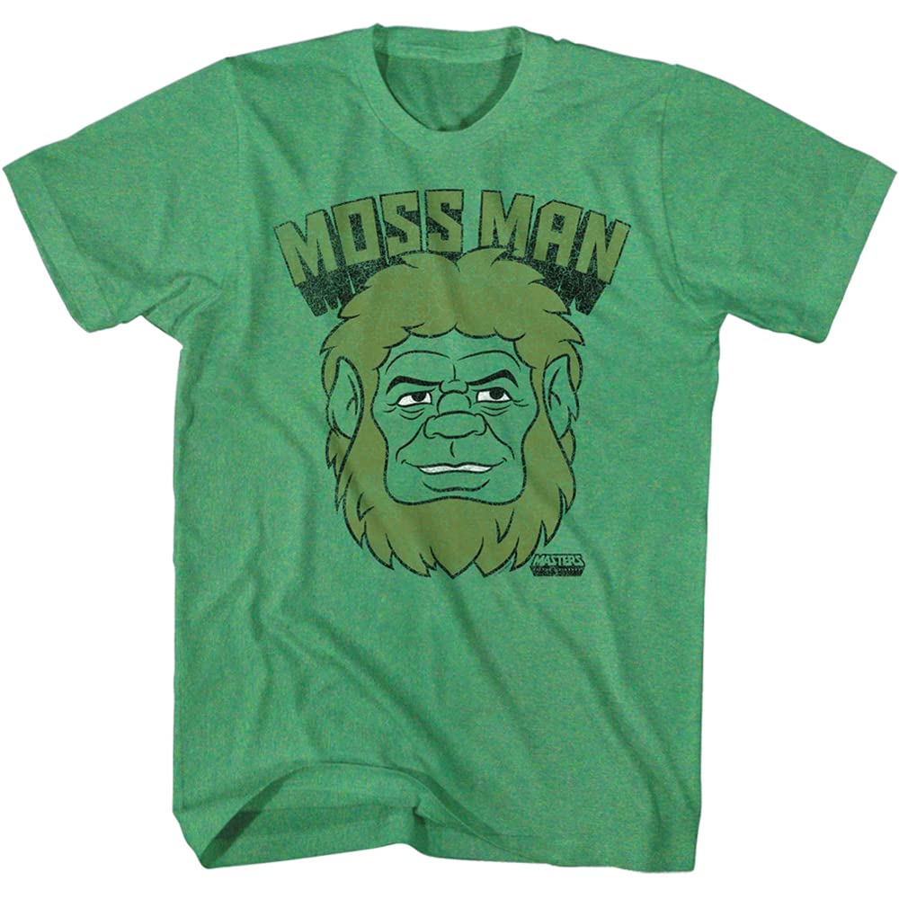 Masters of The Universe Moss Man Vintage Style Graphic T-Shirt for Adults | Short Sleeve Retro Tee | Casual Wear, Cosplay & 80s Nostalgia