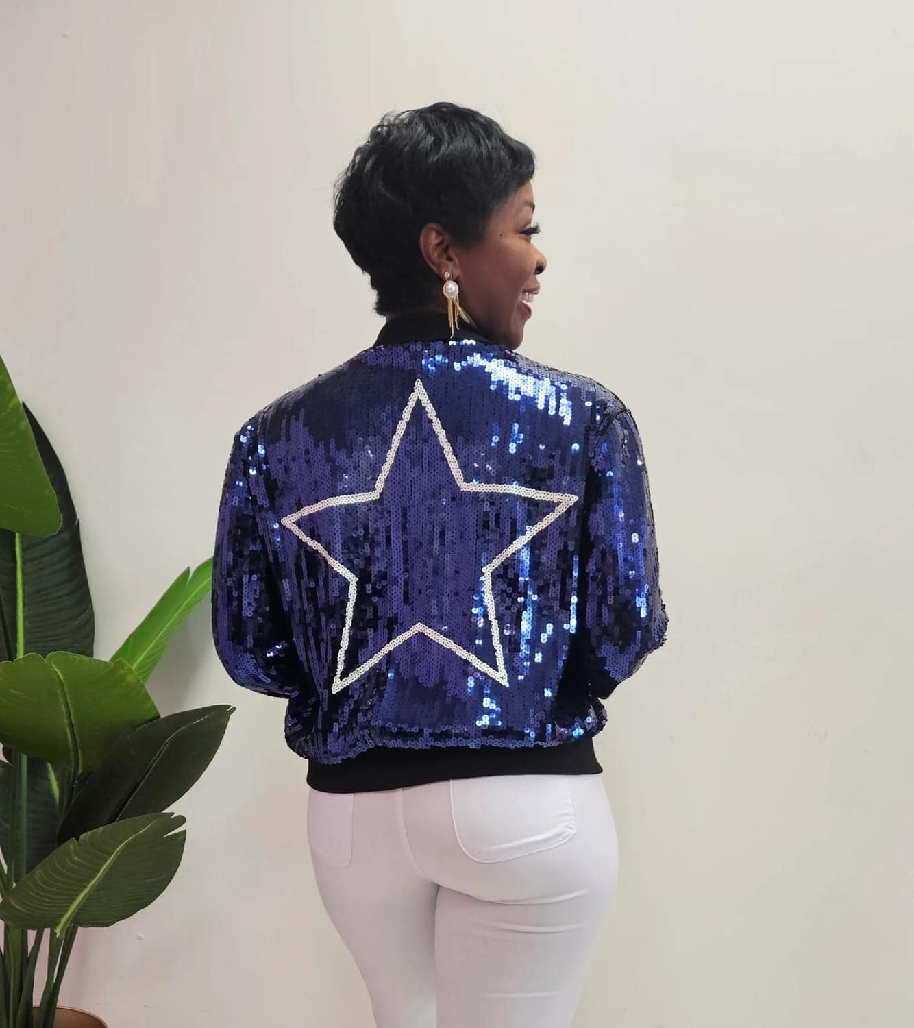 Bulls Sequined Baseball Uniform - Glittery Team Jersey for Women & Men - Perfect for Games, Parties & Costume Events