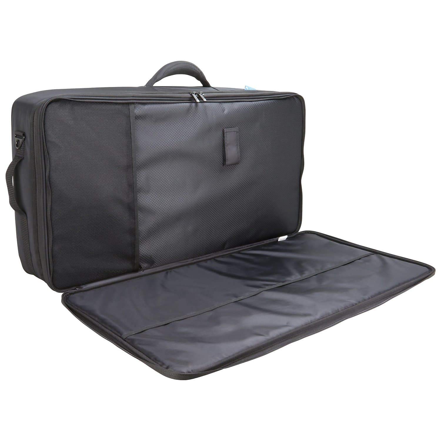 RBXPB-3216 32x16 Inch Professional Pedalboard Gear Case with Soft Cloth & Cable Storage - Perfect for Guitarists, Musicians & Live Performances