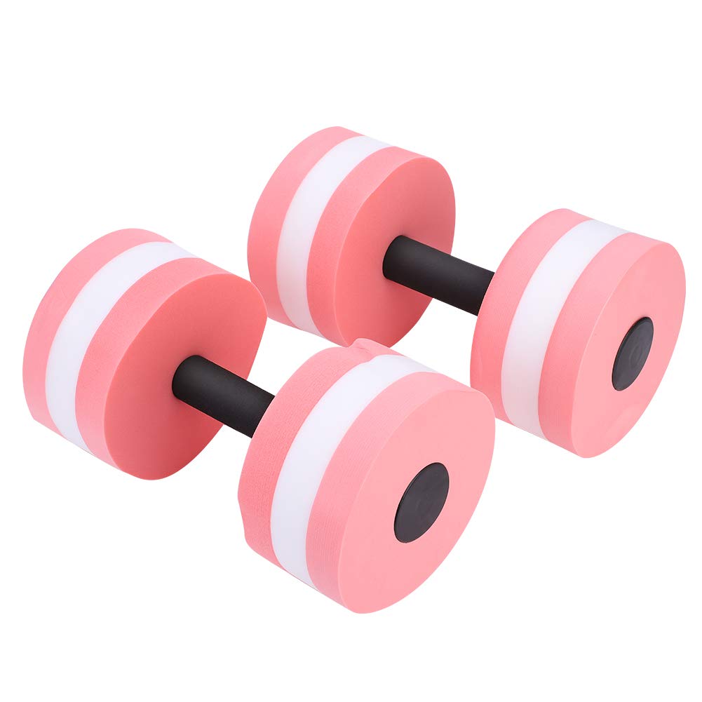 EMUKOEP Water Dumbbells for Fitness - Floating Aquatic Dumbbells for Water Aerobics, Bodybuilding, Yoga & Home Workouts - Perfect for Pool Exercises, Hydrotherapy & Senior Fitness