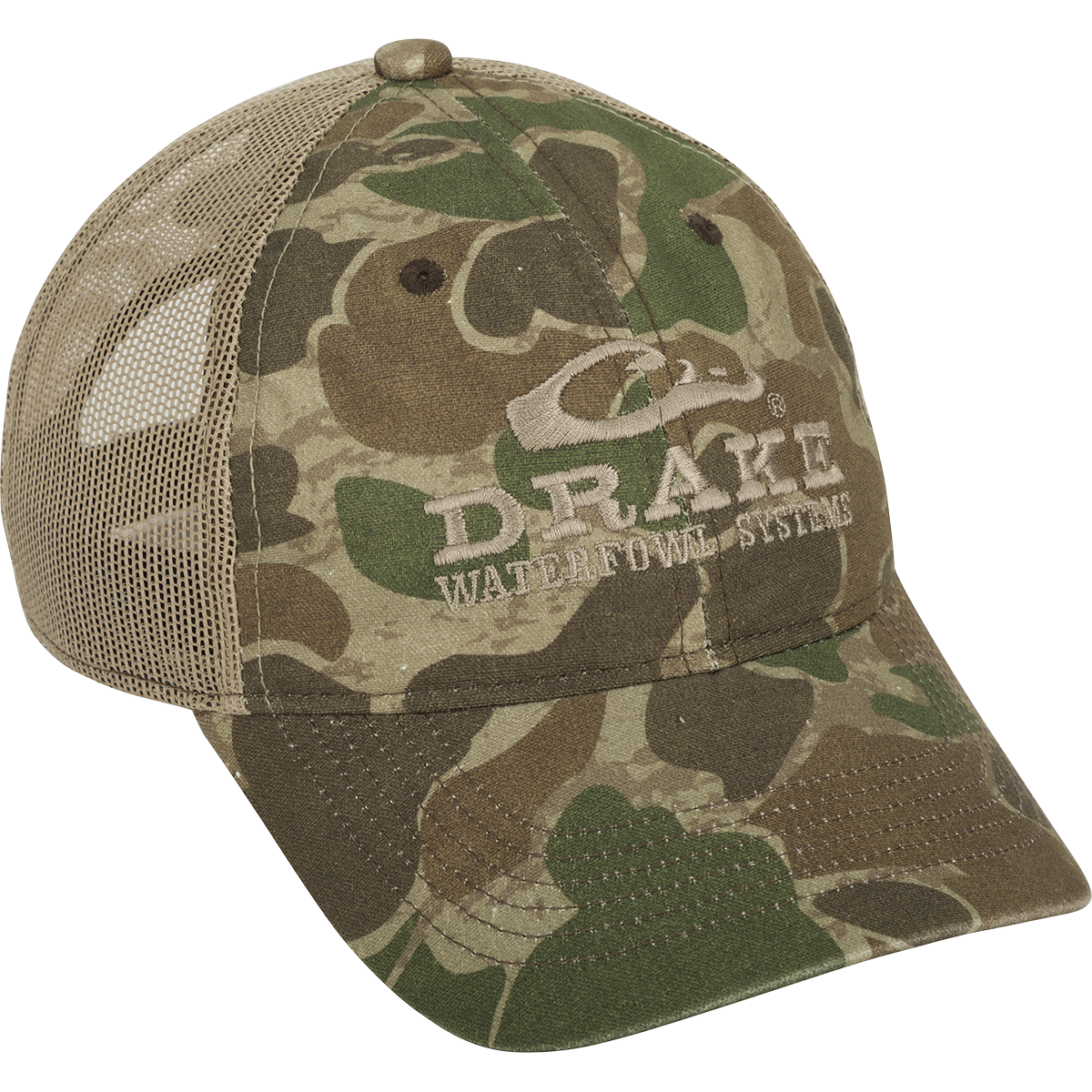 Breathable Mesh Back Camo Cap - Adjustable Military Style Baseball Hat for Outdoor, Hunting & Hiking - Lightweight & Comfortable for Men & Women