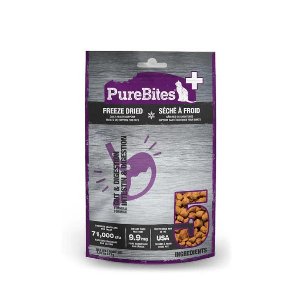 Premium Freeze-Dried Cat Treats for Gut Health & Digestion Support - Natural Probiotic Snacks for Cats with Sensitive Stomachs - Perfect for Training, Rewards & Digestive Care