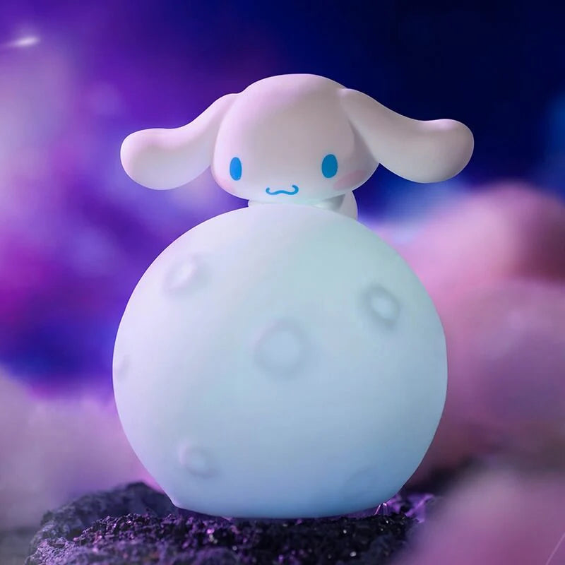 Sanrio Moon LED Night Light - Cute & Soft Glow for Kids Room, Nursery, Bedroom - Perfect for Nighttime Comfort & Decor