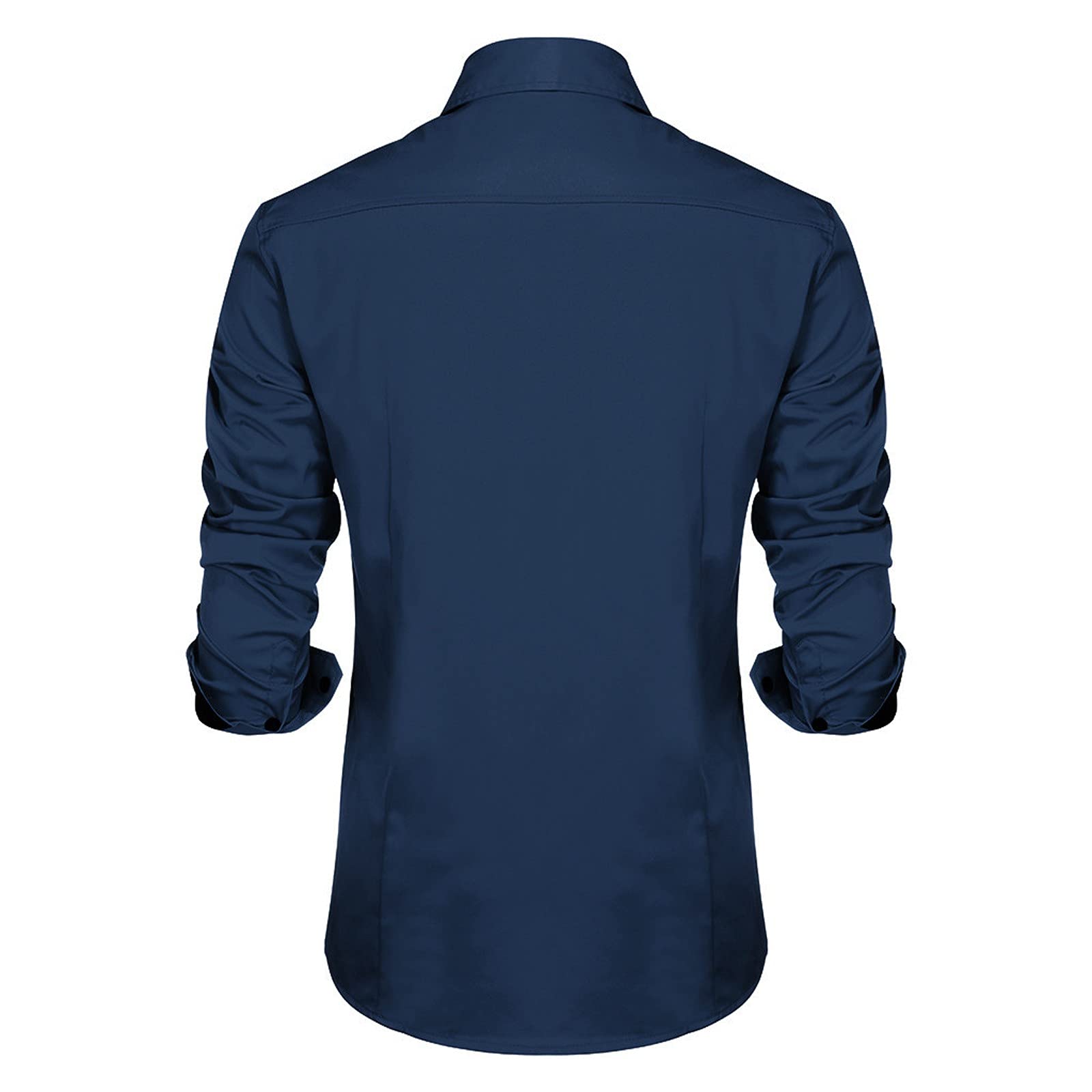 Men's Casual Button Down Dress Shirts - Long Sleeve Regular Fit Oxford Business Shirt for Work & Office | Western Style Formal Wear | Perfect for Business Meetings, Weddings & Professional Events