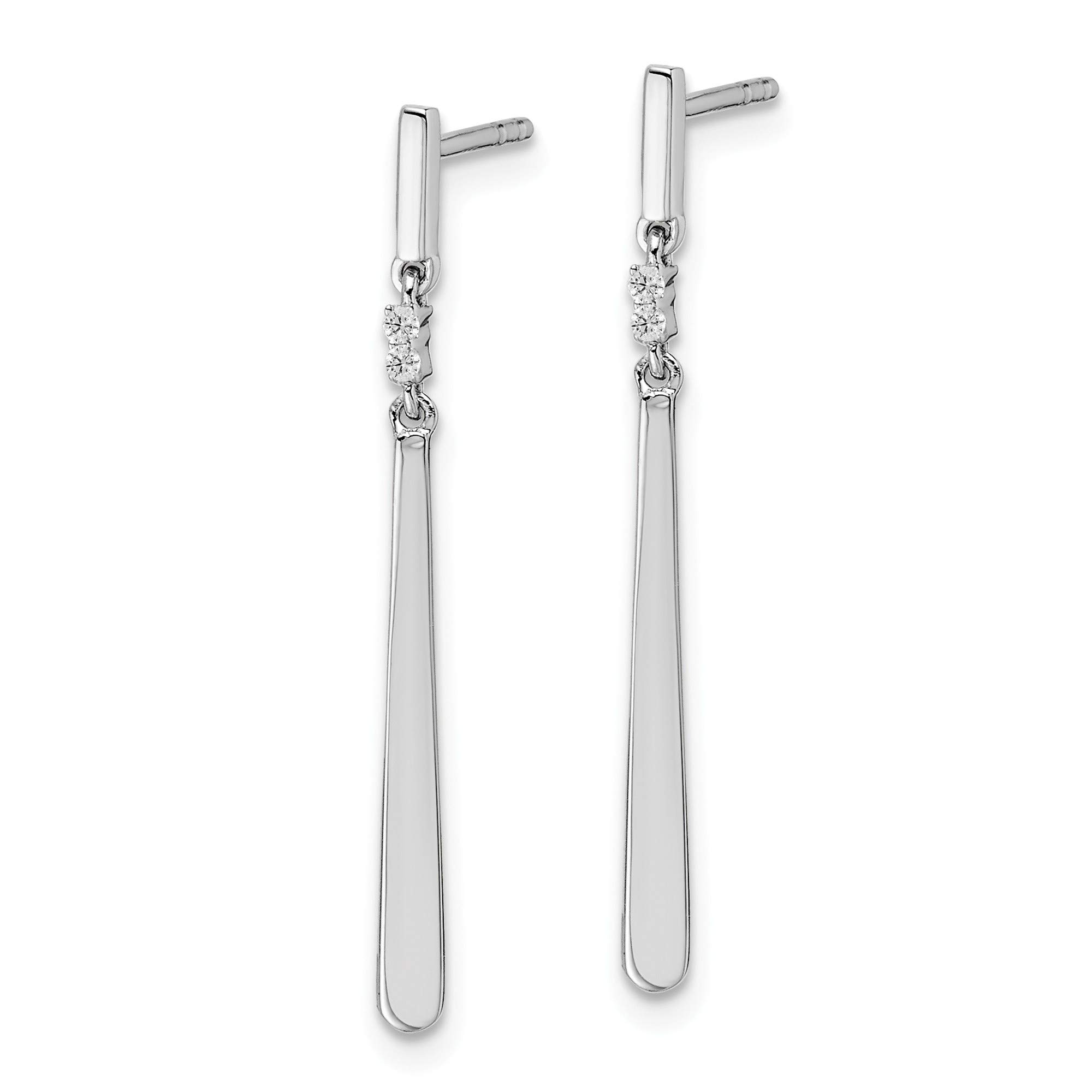 0.023ct Diamond Stud Earrings for Women - Sterling Silver 925, Dainty White Ice Diamond Jewelry - Perfect for Everyday Wear, Gifts & Special Occasions