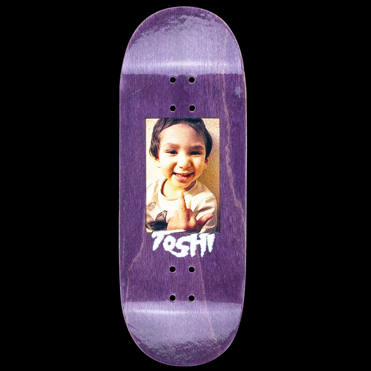 Premium Fingerboard Deck - Toshi Pro Skateboard for Finger Tricks & Stunts - Perfect for Skateboard Enthusiasts & Collectors - Use at Home, Office, or School for Fun & Practice
