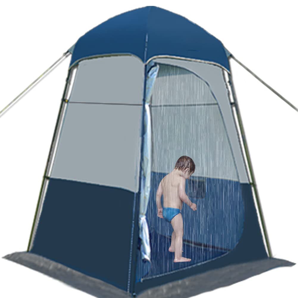 Portable Pop Up Shower Tent - 160x160x240cm Privacy Changing Room for Camping, Beach & Outdoor Activities - Windproof Sun Shade Toilet Tent for Bathing, Fishing & Storage | Perfect for Campers, Hikers & Travelers