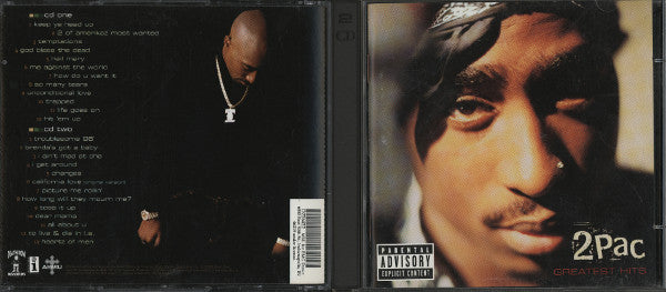 2Pac Greatest Hits Album - 2xCD Compilation (Near Mint or Mint Condition) - Perfect for Hip-Hop Fans & Music Collectors